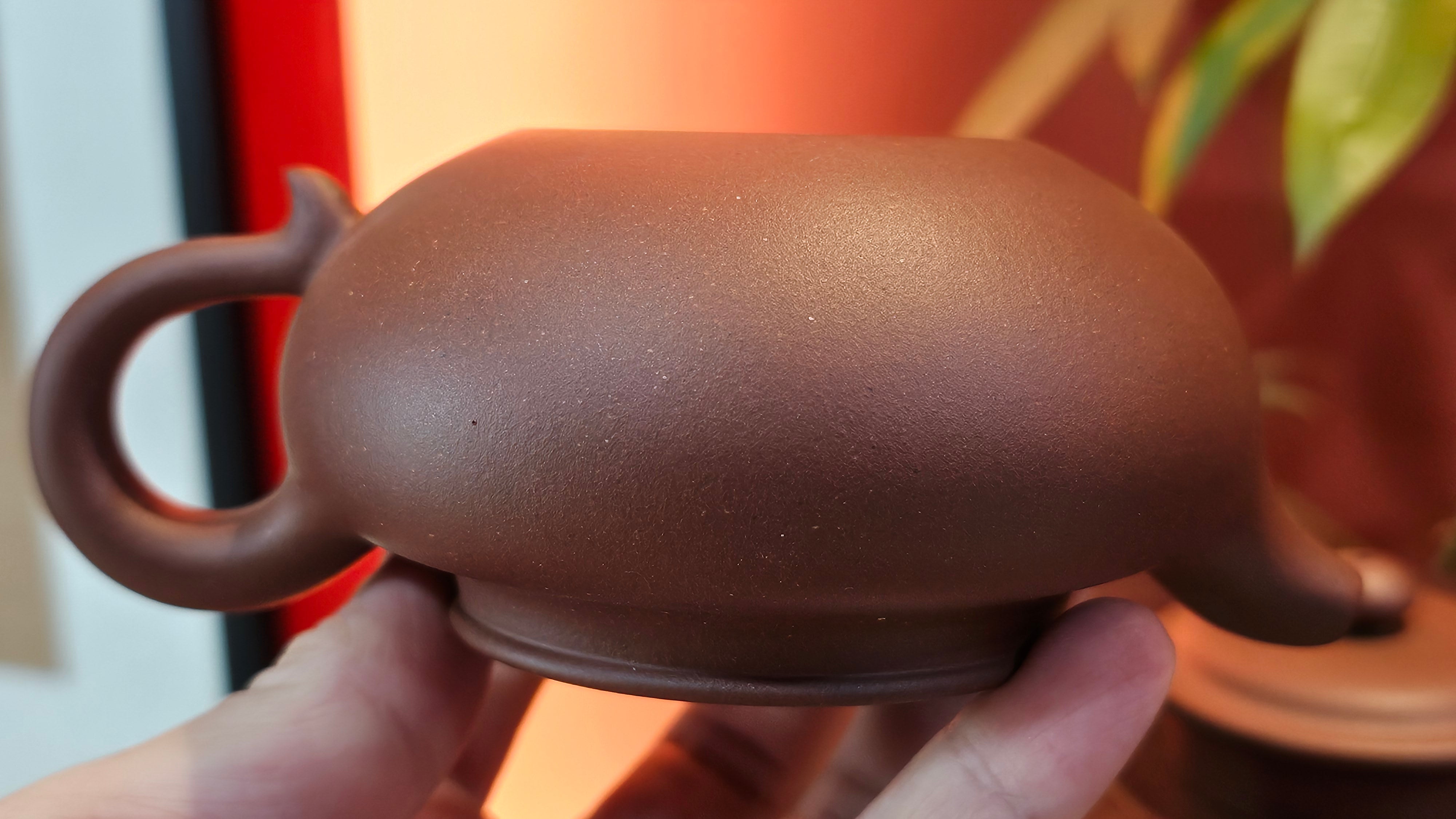 Fang Gu 仿古, 219.5ml, Di Cao Qing Zi Ni 底槽青紫泥, by our Collaborative Craftsman Chen Fa Chu 陈法初 ~ Congratulations to Mr J.M., 1532hrs 15th May 2025, Lake Wales, FL.