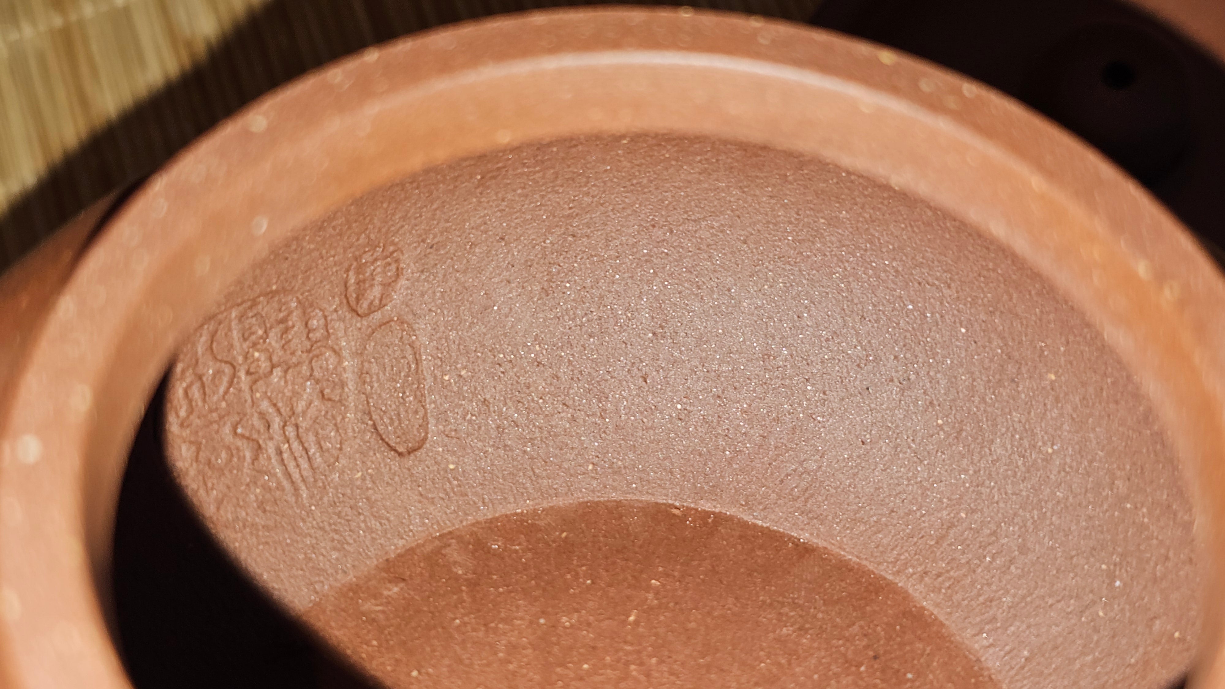 Fang Gu 仿古, 219.5ml, Di Cao Qing Zi Ni 底槽青紫泥, by our Collaborative Craftsman Chen Fa Chu 陈法初 ~ Congratulations to Mr J.M., 1532hrs 15th May 2025, Lake Wales, FL.