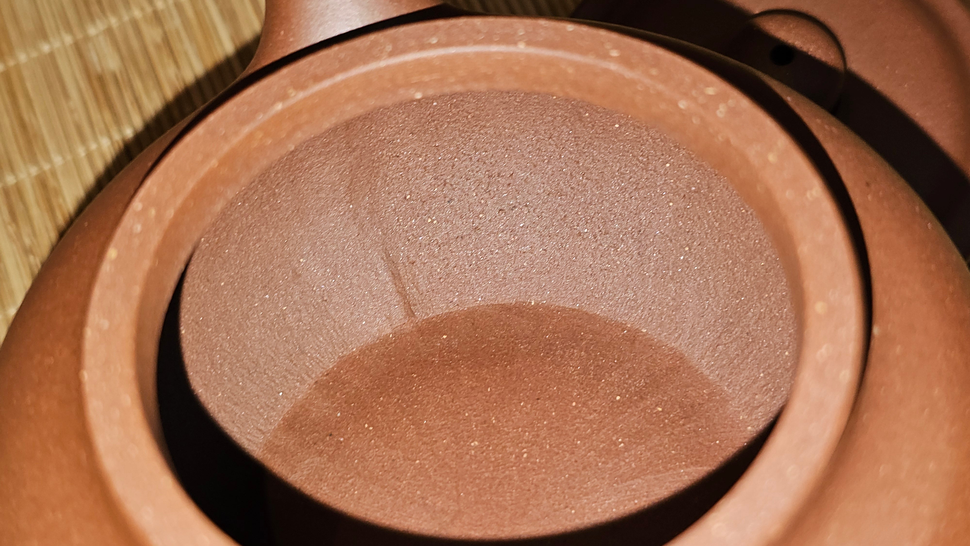 Fang Gu 仿古, 219.5ml, Di Cao Qing Zi Ni 底槽青紫泥, by our Collaborative Craftsman Chen Fa Chu 陈法初 ~ Congratulations to Mr J.M., 1532hrs 15th May 2025, Lake Wales, FL.