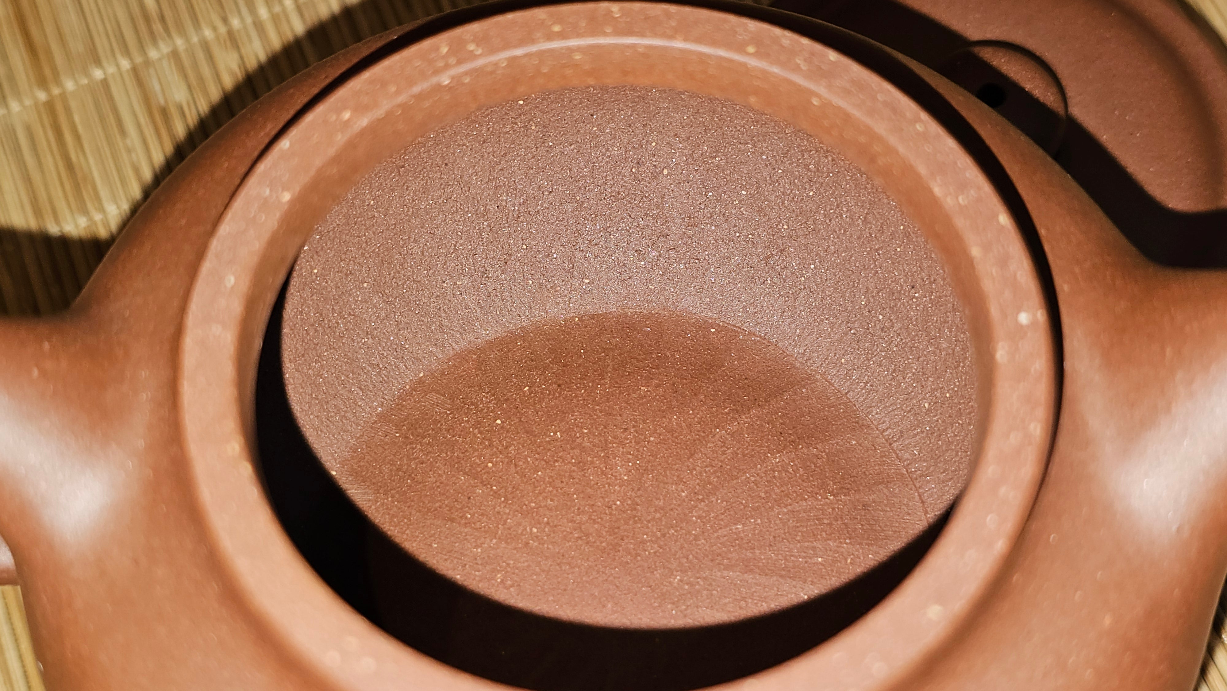 Fang Gu 仿古, 219.5ml, Di Cao Qing Zi Ni 底槽青紫泥, by our Collaborative Craftsman Chen Fa Chu 陈法初 ~ Congratulations to Mr J.M., 1532hrs 15th May 2025, Lake Wales, FL.