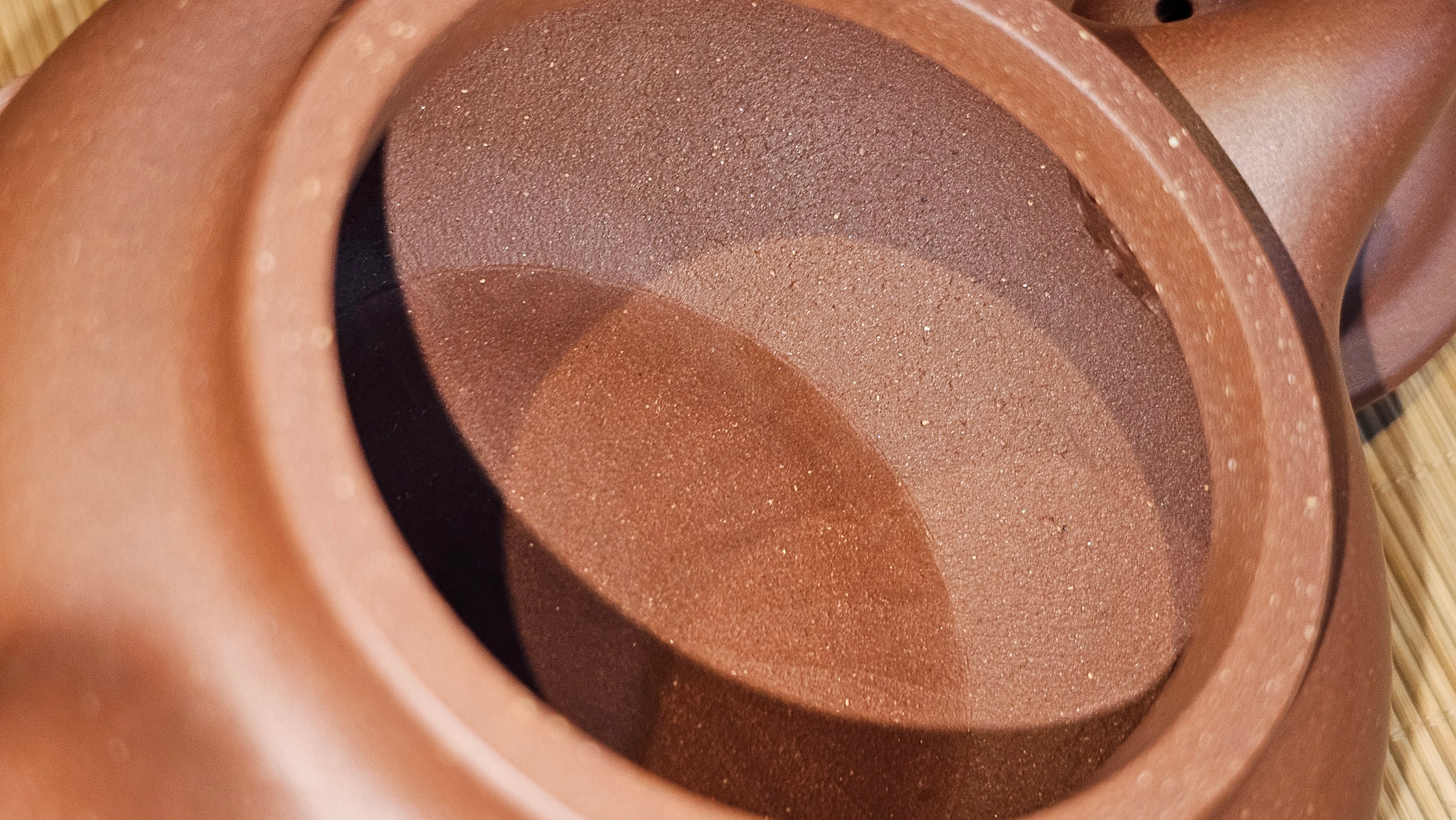 Fang Gu 仿古, 219.5ml, Di Cao Qing Zi Ni 底槽青紫泥, by our Collaborative Craftsman Chen Fa Chu 陈法初 ~ Congratulations to Mr J.M., 1532hrs 15th May 2025, Lake Wales, FL.