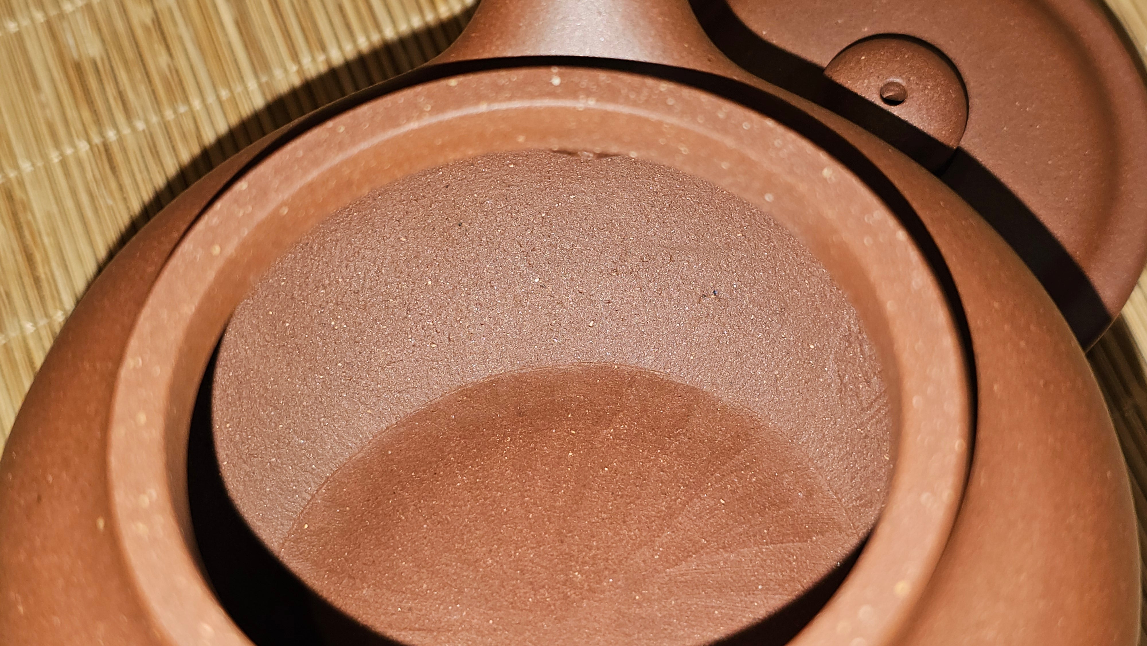 Fang Gu 仿古, 219.5ml, Di Cao Qing Zi Ni 底槽青紫泥, by our Collaborative Craftsman Chen Fa Chu 陈法初 ~ Congratulations to Mr J.M., 1532hrs 15th May 2025, Lake Wales, FL.