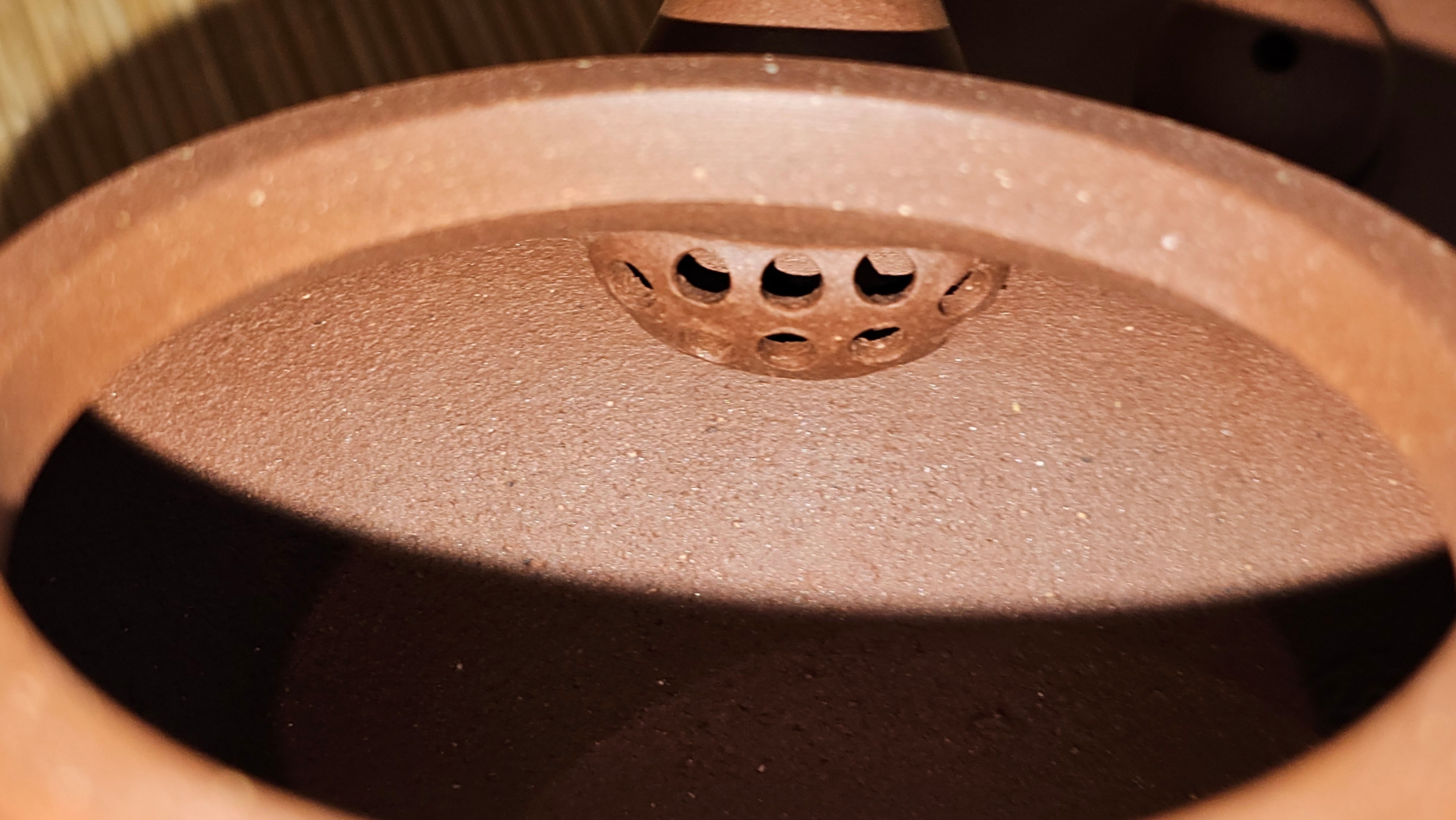 Fang Gu 仿古, 219.5ml, Di Cao Qing Zi Ni 底槽青紫泥, by our Collaborative Craftsman Chen Fa Chu 陈法初 ~ Congratulations to Mr J.M., 1532hrs 15th May 2025, Lake Wales, FL.