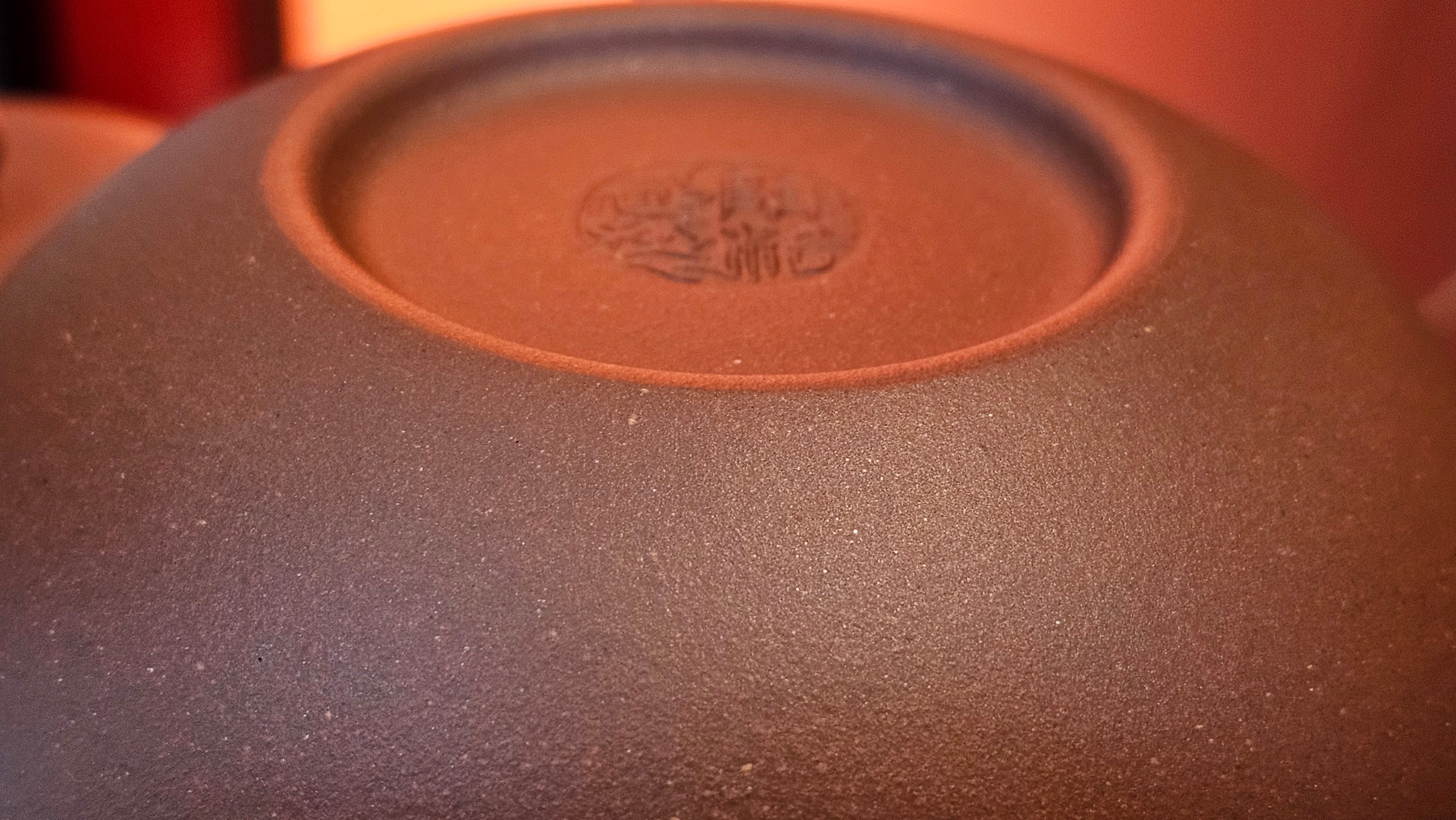 Fang Gu 仿古, 219.5ml, Di Cao Qing Zi Ni 底槽青紫泥, by our Collaborative Craftsman Chen Fa Chu 陈法初 ~ Congratulations to Mr J.M., 1532hrs 15th May 2025, Lake Wales, FL.