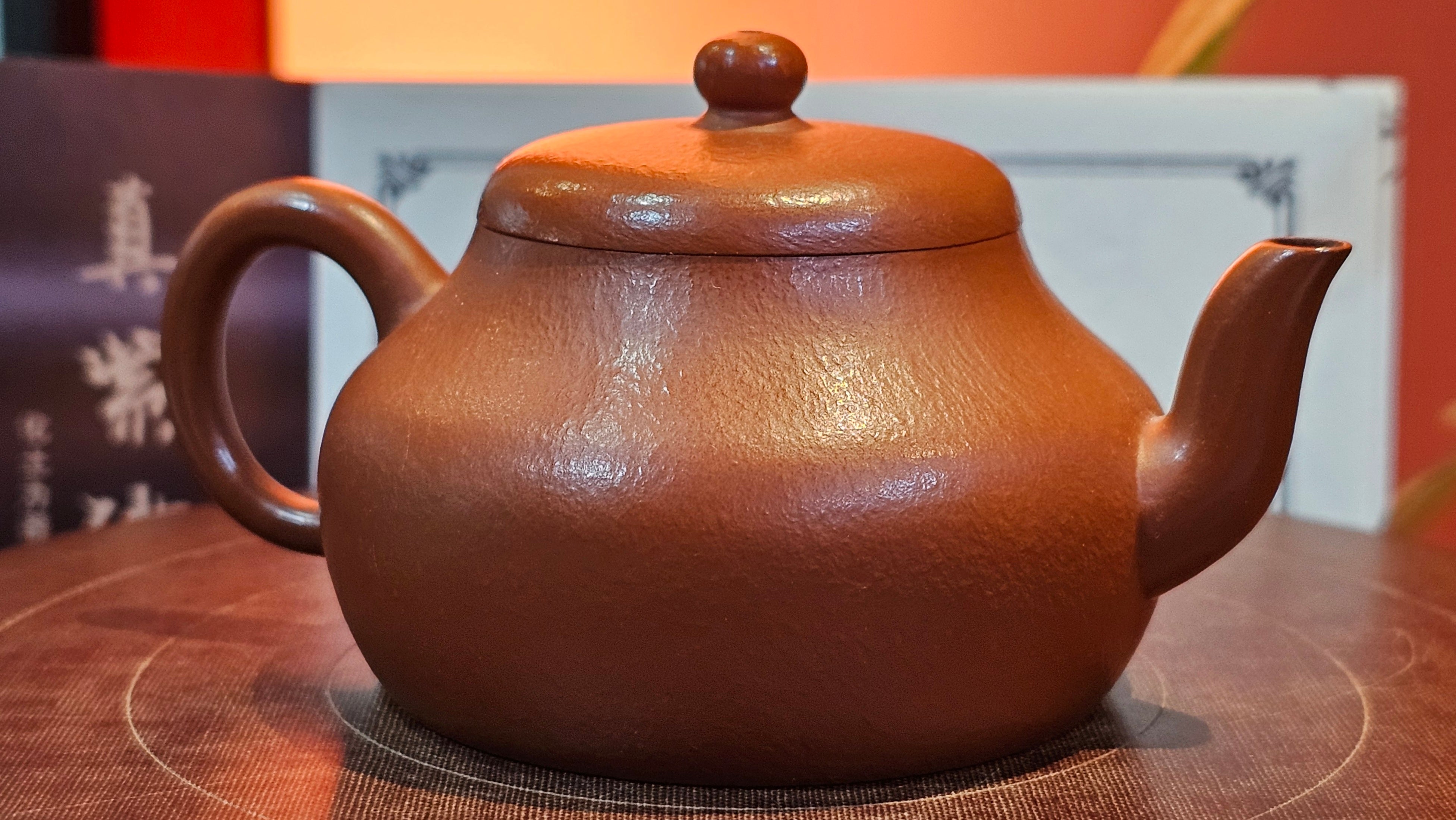 Jun De 君德, 119.3ml, Xiao Mei Yao Zhu Ni 小煤窑朱泥,  by our Collaborative Senior Craftsman Chen Yue Fei 陈跃飞 ~ Congratulations to Mr K.M., 1629hrs 23rd May 2025, Kraków, Poland 🇵🇱.