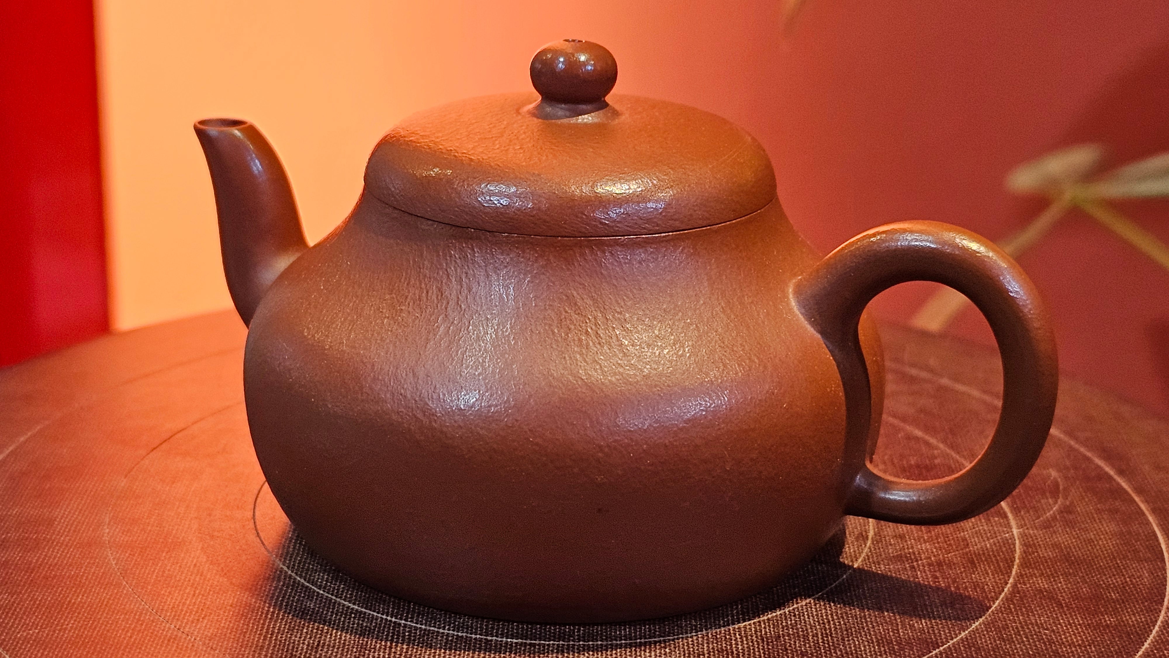 Jun De 君德, 119.3ml, Xiao Mei Yao Zhu Ni 小煤窑朱泥,  by our Collaborative Senior Craftsman Chen Yue Fei 陈跃飞 ~ Congratulations to Mr K.M., 1629hrs 23rd May 2025, Kraków, Poland 🇵🇱.