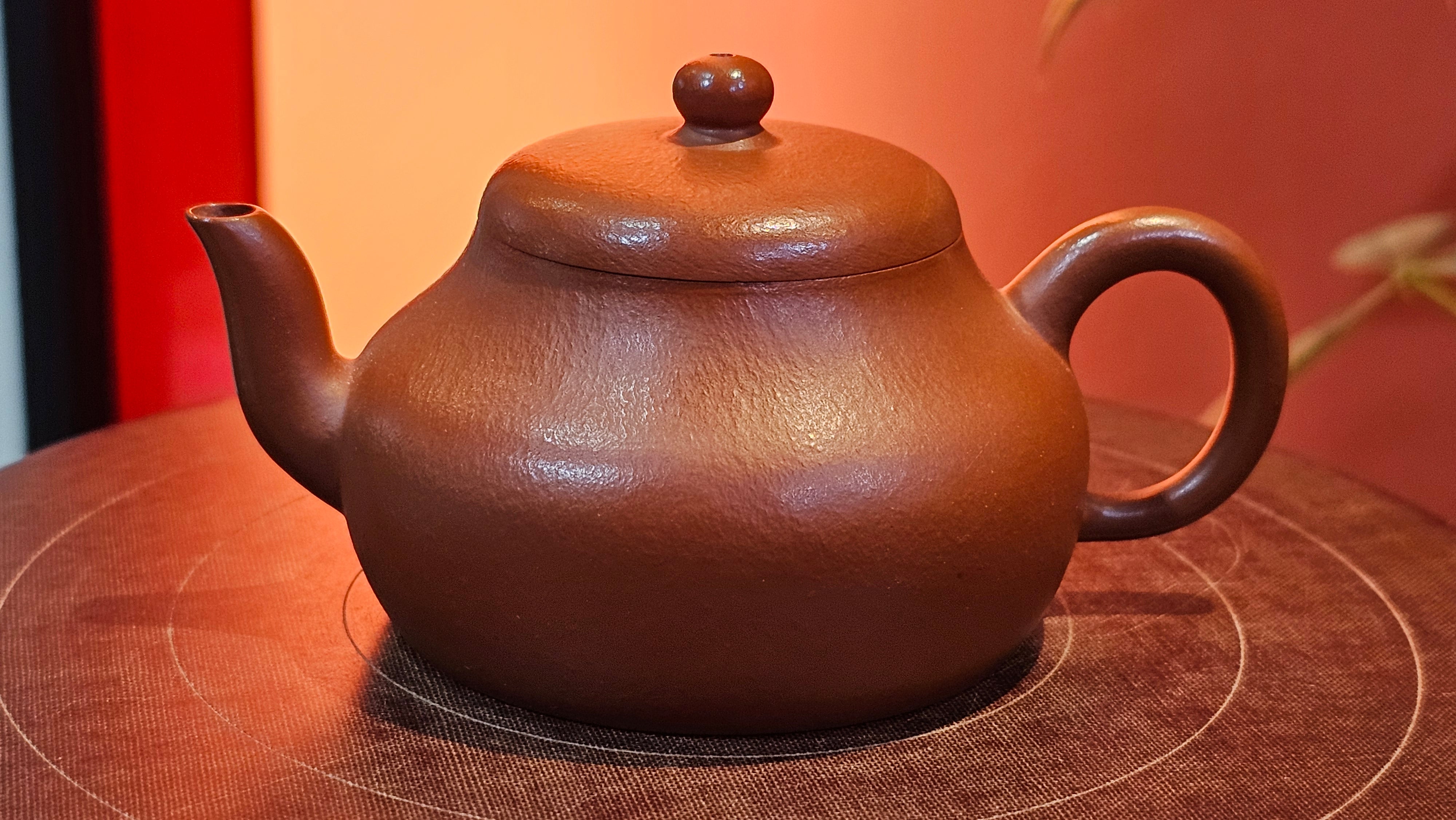 Jun De 君德, 119.3ml, Xiao Mei Yao Zhu Ni 小煤窑朱泥,  by our Collaborative Senior Craftsman Chen Yue Fei 陈跃飞 ~ Congratulations to Mr K.M., 1629hrs 23rd May 2025, Kraków, Poland 🇵🇱.