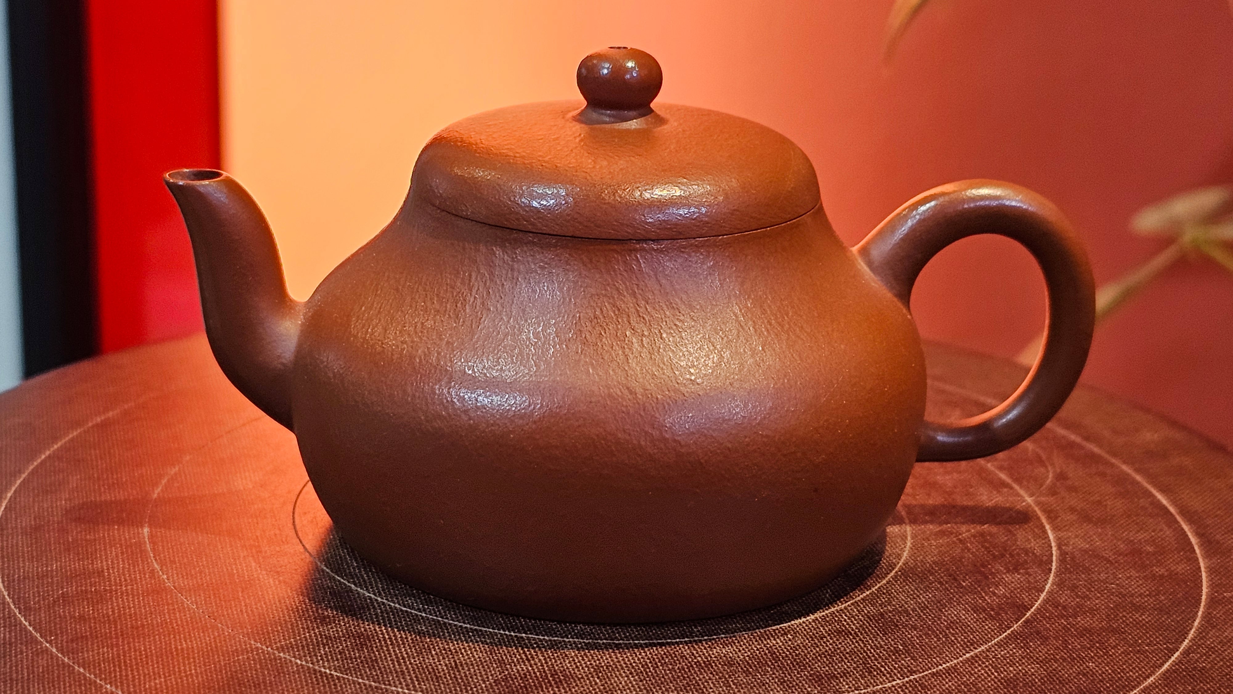 Jun De 君德, 119.3ml, Xiao Mei Yao Zhu Ni 小煤窑朱泥,  by our Collaborative Senior Craftsman Chen Yue Fei 陈跃飞 ~ Congratulations to Mr K.M., 1629hrs 23rd May 2025, Kraków, Poland 🇵🇱.