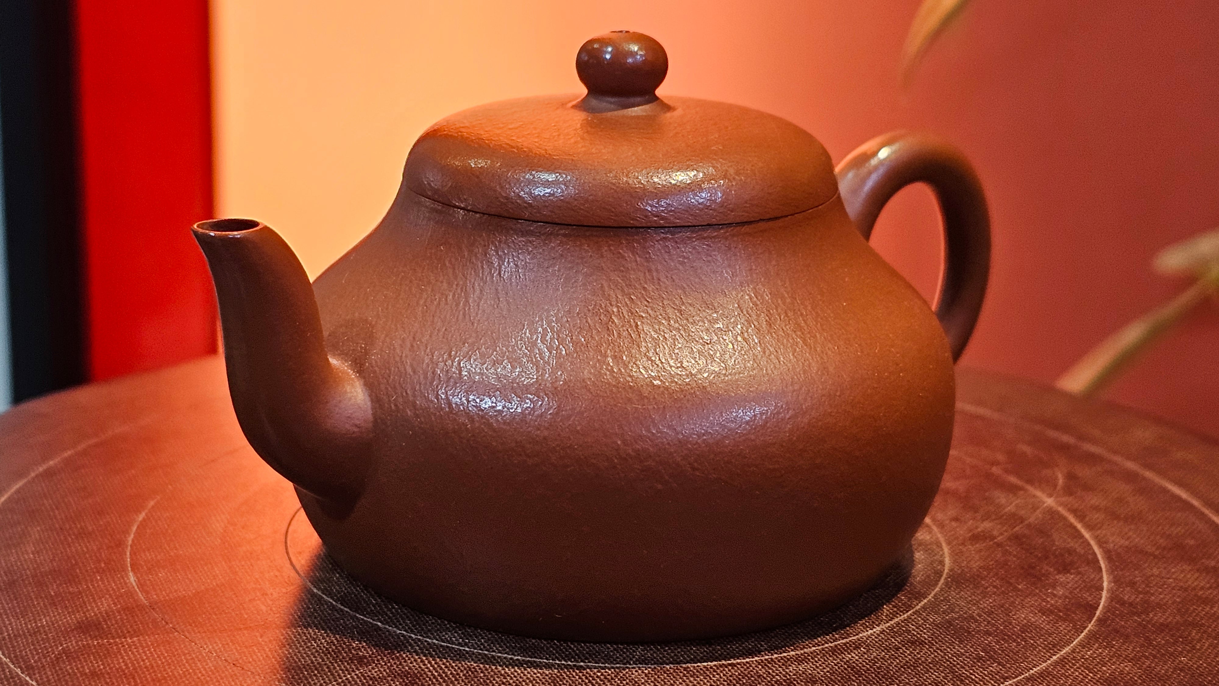 Jun De 君德, 119.3ml, Xiao Mei Yao Zhu Ni 小煤窑朱泥,  by our Collaborative Senior Craftsman Chen Yue Fei 陈跃飞 ~ Congratulations to Mr K.M., 1629hrs 23rd May 2025, Kraków, Poland 🇵🇱.