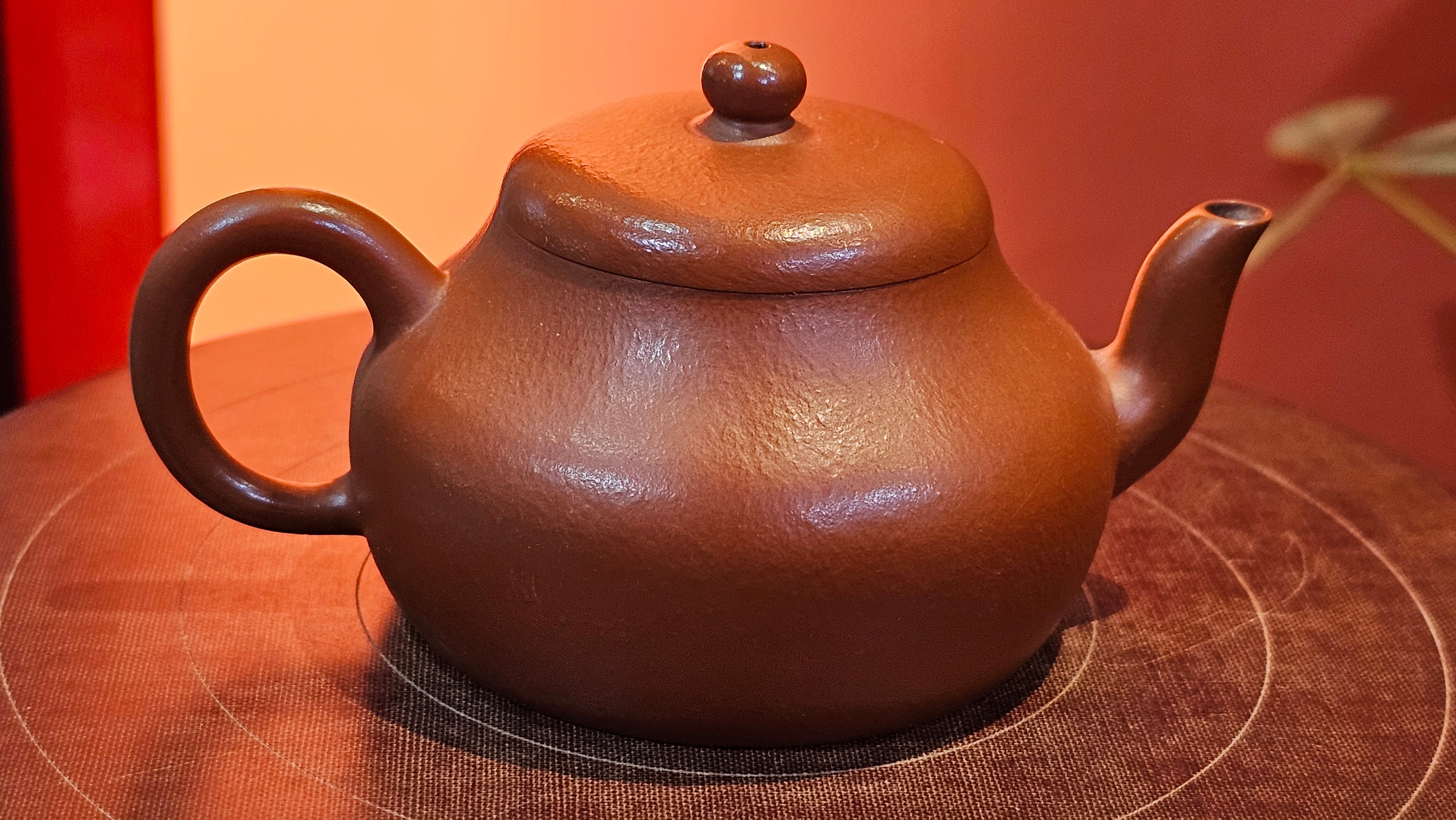 Jun De 君德, 119.3ml, Xiao Mei Yao Zhu Ni 小煤窑朱泥,  by our Collaborative Senior Craftsman Chen Yue Fei 陈跃飞 ~ Congratulations to Mr K.M., 1629hrs 23rd May 2025, Kraków, Poland 🇵🇱.