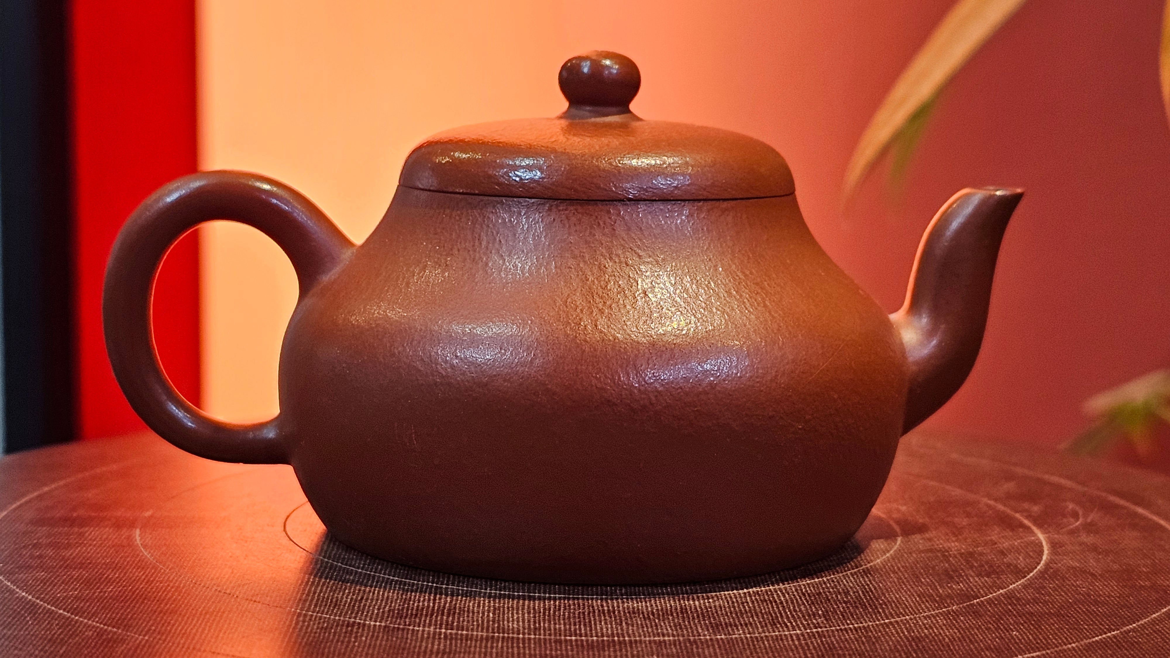 Jun De 君德, 119.3ml, Xiao Mei Yao Zhu Ni 小煤窑朱泥,  by our Collaborative Senior Craftsman Chen Yue Fei 陈跃飞 ~ Congratulations to Mr K.M., 1629hrs 23rd May 2025, Kraków, Poland 🇵🇱.