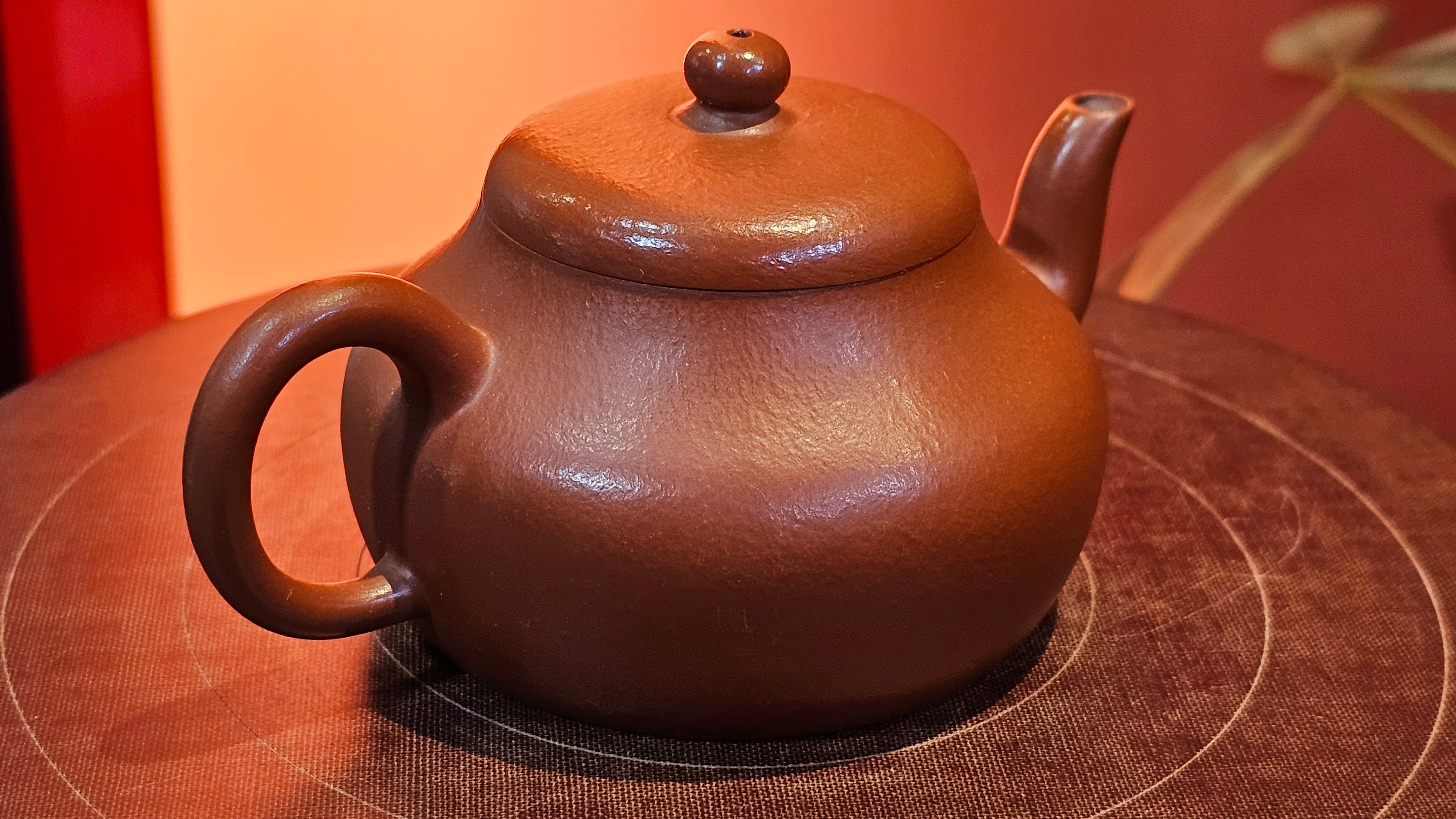 Jun De 君德, 119.3ml, Xiao Mei Yao Zhu Ni 小煤窑朱泥,  by our Collaborative Senior Craftsman Chen Yue Fei 陈跃飞 ~ Congratulations to Mr K.M., 1629hrs 23rd May 2025, Kraków, Poland 🇵🇱.