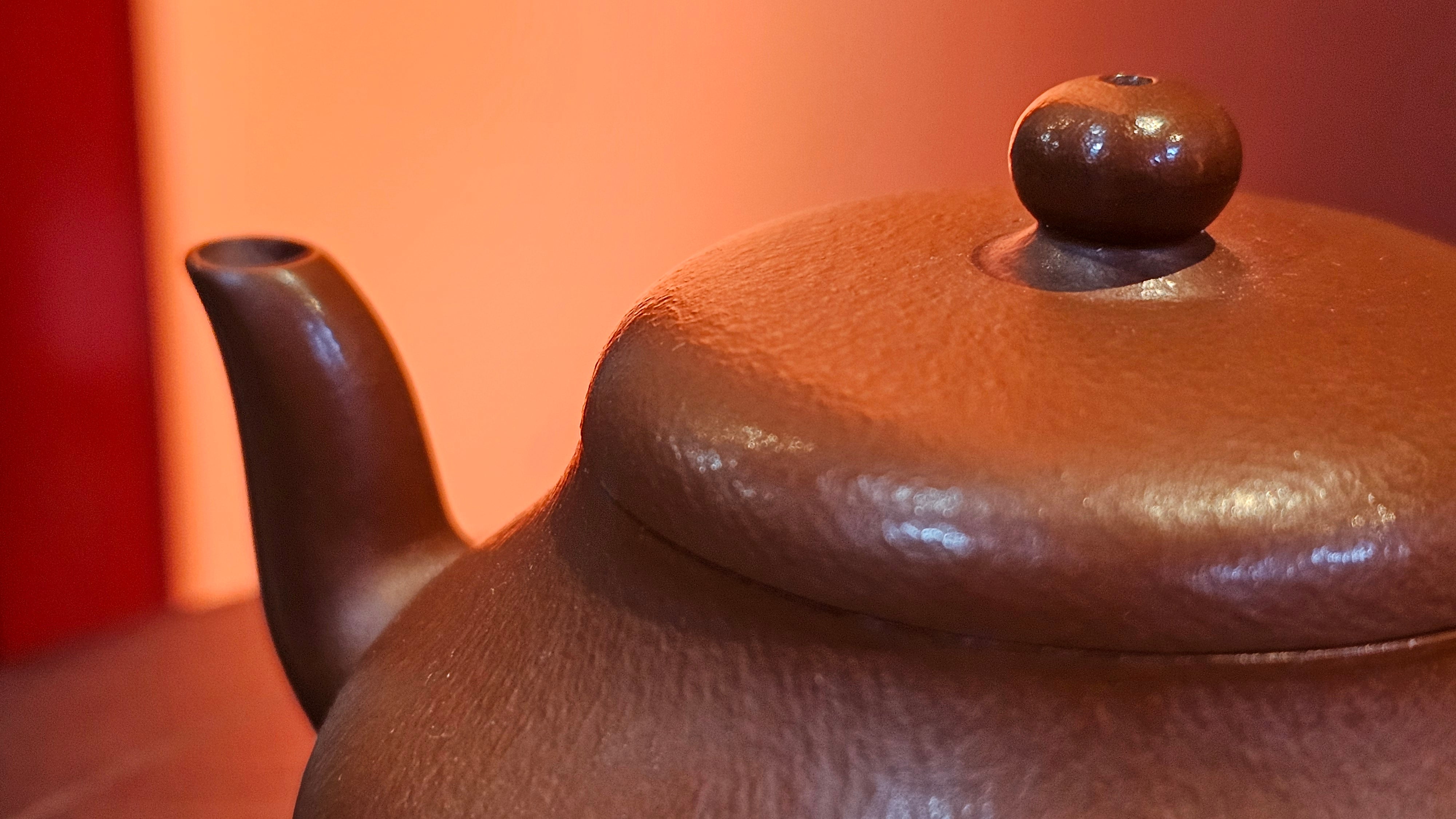 Jun De 君德, 119.3ml, Xiao Mei Yao Zhu Ni 小煤窑朱泥,  by our Collaborative Senior Craftsman Chen Yue Fei 陈跃飞 ~ Congratulations to Mr K.M., 1629hrs 23rd May 2025, Kraków, Poland 🇵🇱.