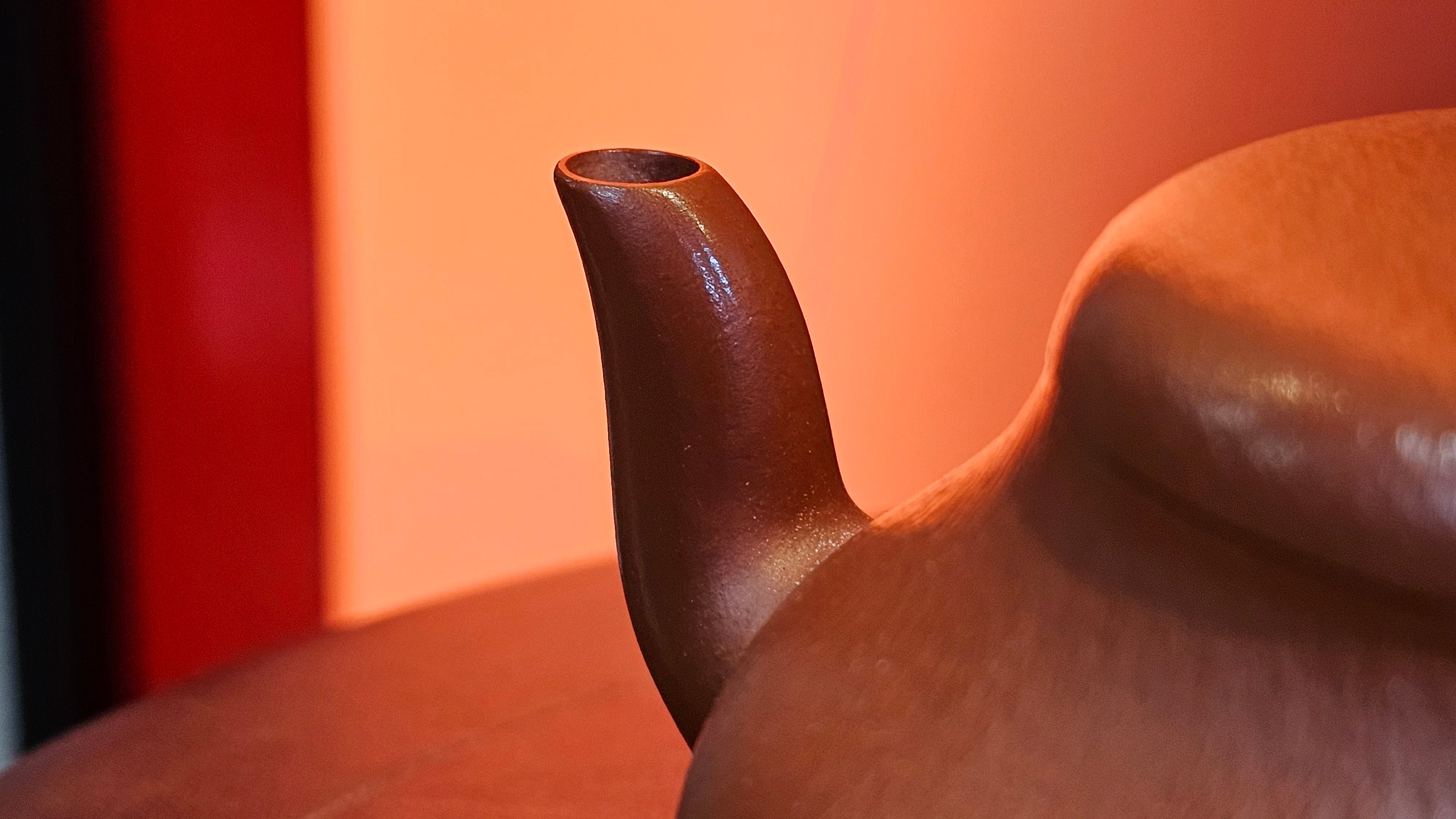 Jun De 君德, 119.3ml, Xiao Mei Yao Zhu Ni 小煤窑朱泥,  by our Collaborative Senior Craftsman Chen Yue Fei 陈跃飞 ~ Congratulations to Mr K.M., 1629hrs 23rd May 2025, Kraków, Poland 🇵🇱.