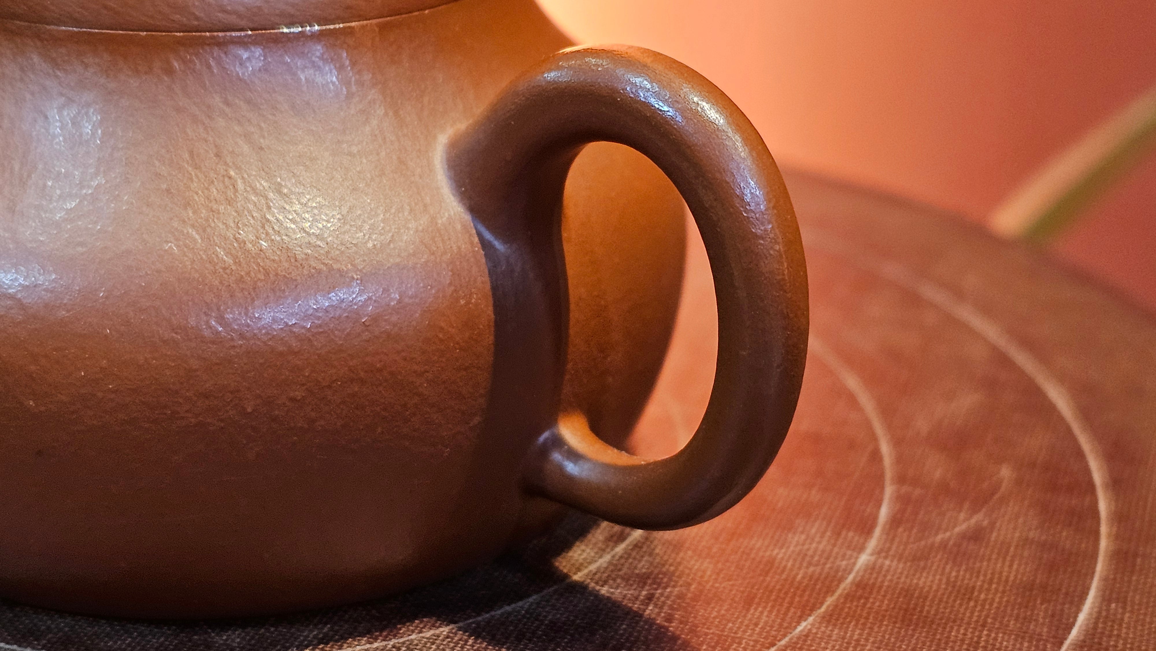 Jun De 君德, 119.3ml, Xiao Mei Yao Zhu Ni 小煤窑朱泥,  by our Collaborative Senior Craftsman Chen Yue Fei 陈跃飞 ~ Congratulations to Mr K.M., 1629hrs 23rd May 2025, Kraków, Poland 🇵🇱.