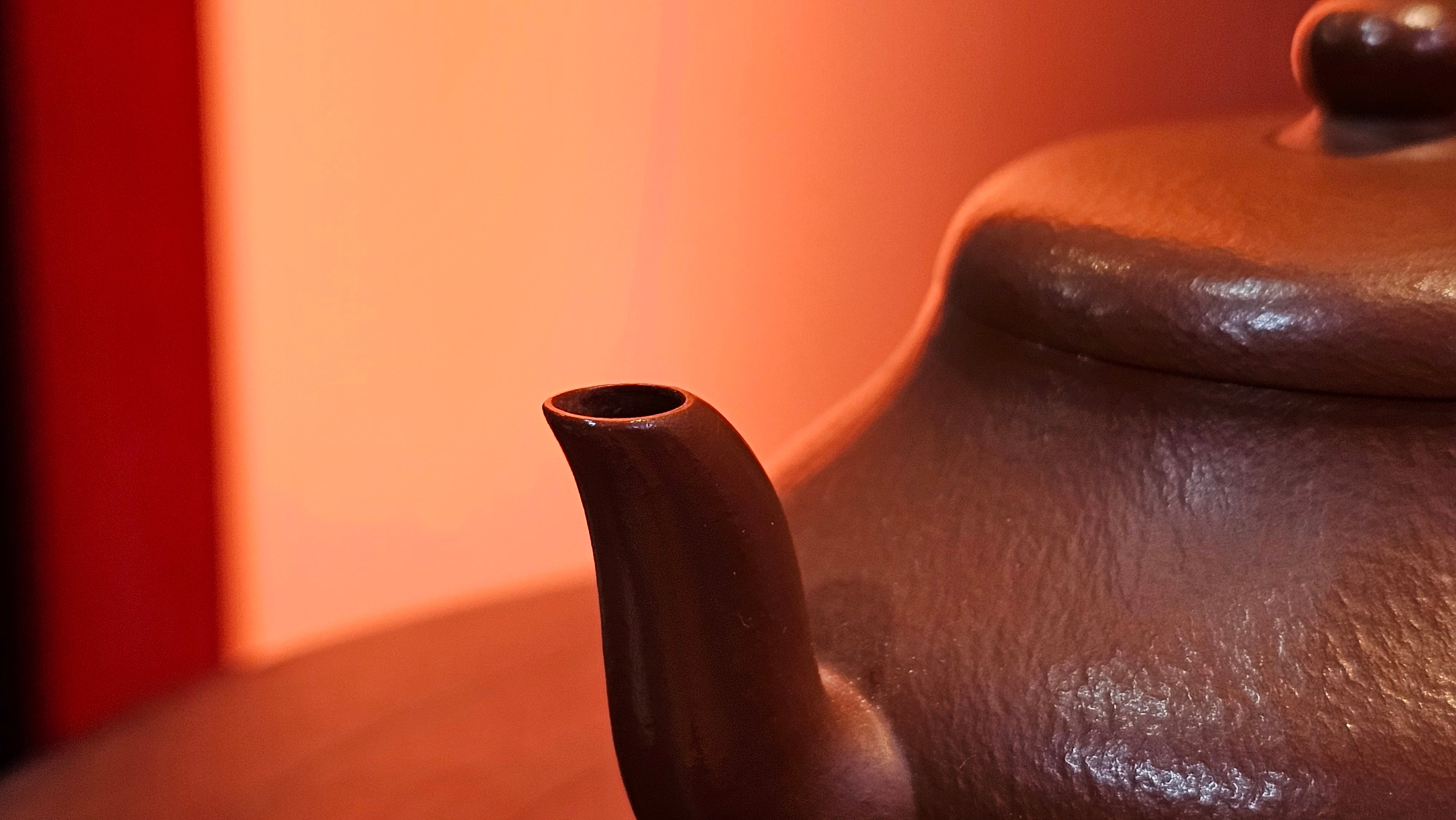 Jun De 君德, 119.3ml, Xiao Mei Yao Zhu Ni 小煤窑朱泥,  by our Collaborative Senior Craftsman Chen Yue Fei 陈跃飞 ~ Congratulations to Mr K.M., 1629hrs 23rd May 2025, Kraków, Poland 🇵🇱.