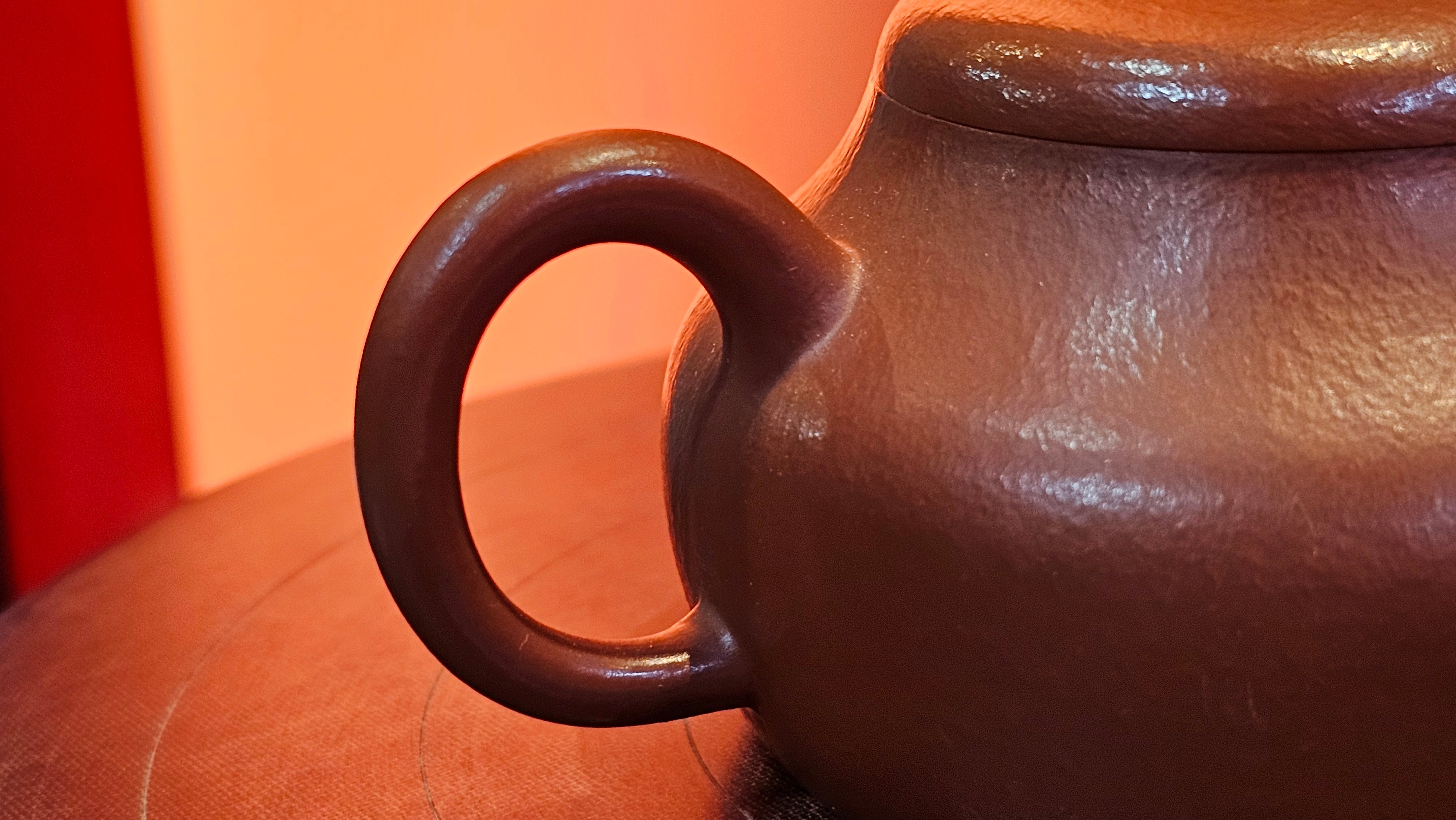 Jun De 君德, 119.3ml, Xiao Mei Yao Zhu Ni 小煤窑朱泥,  by our Collaborative Senior Craftsman Chen Yue Fei 陈跃飞 ~ Congratulations to Mr K.M., 1629hrs 23rd May 2025, Kraków, Poland 🇵🇱.