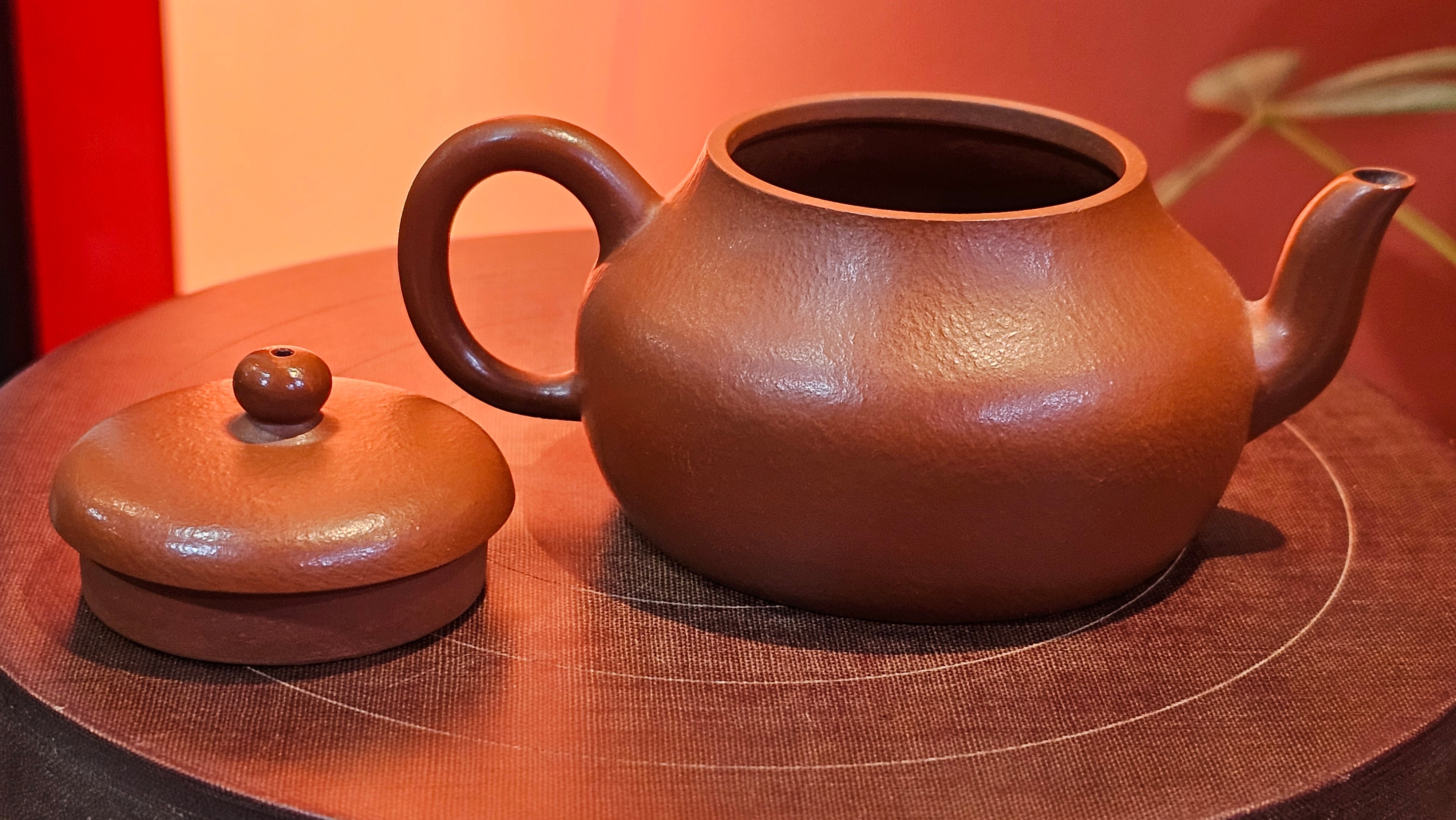 Jun De 君德, 119.3ml, Xiao Mei Yao Zhu Ni 小煤窑朱泥,  by our Collaborative Senior Craftsman Chen Yue Fei 陈跃飞 ~ Congratulations to Mr K.M., 1629hrs 23rd May 2025, Kraków, Poland 🇵🇱.