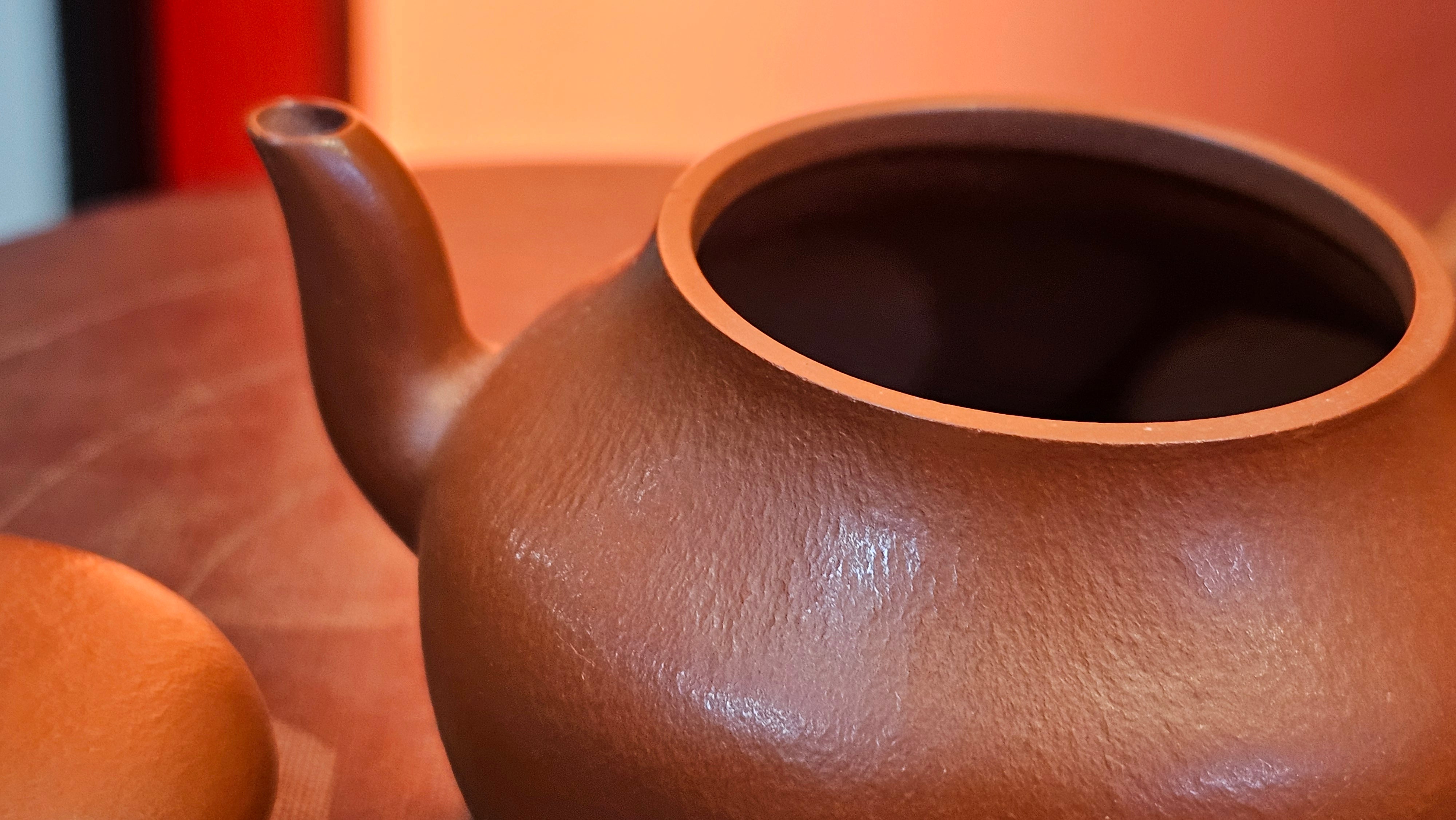 Jun De 君德, 119.3ml, Xiao Mei Yao Zhu Ni 小煤窑朱泥,  by our Collaborative Senior Craftsman Chen Yue Fei 陈跃飞 ~ Congratulations to Mr K.M., 1629hrs 23rd May 2025, Kraków, Poland 🇵🇱.