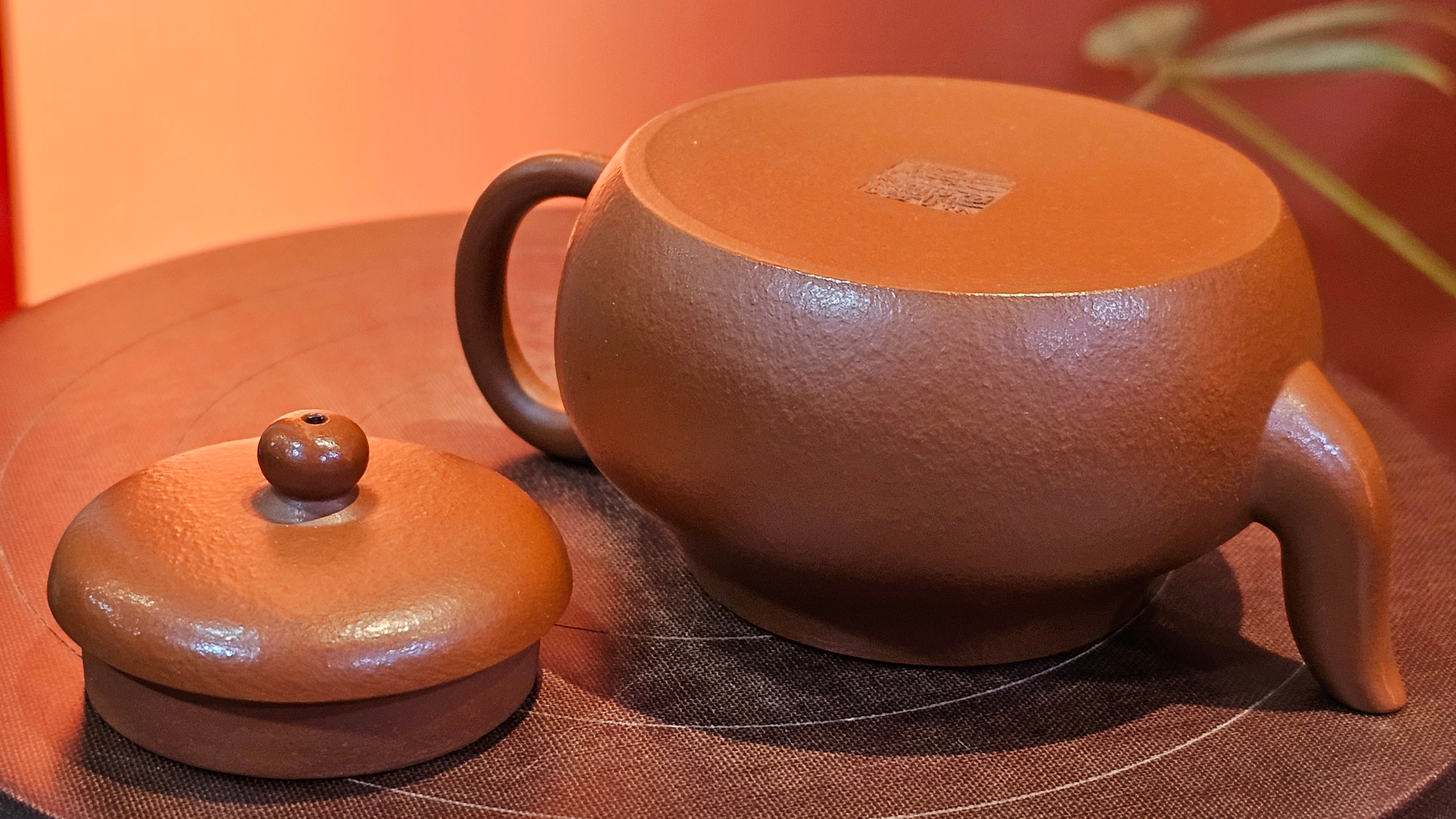 Jun De 君德, 119.3ml, Xiao Mei Yao Zhu Ni 小煤窑朱泥,  by our Collaborative Senior Craftsman Chen Yue Fei 陈跃飞 ~ Congratulations to Mr K.M., 1629hrs 23rd May 2025, Kraków, Poland 🇵🇱.