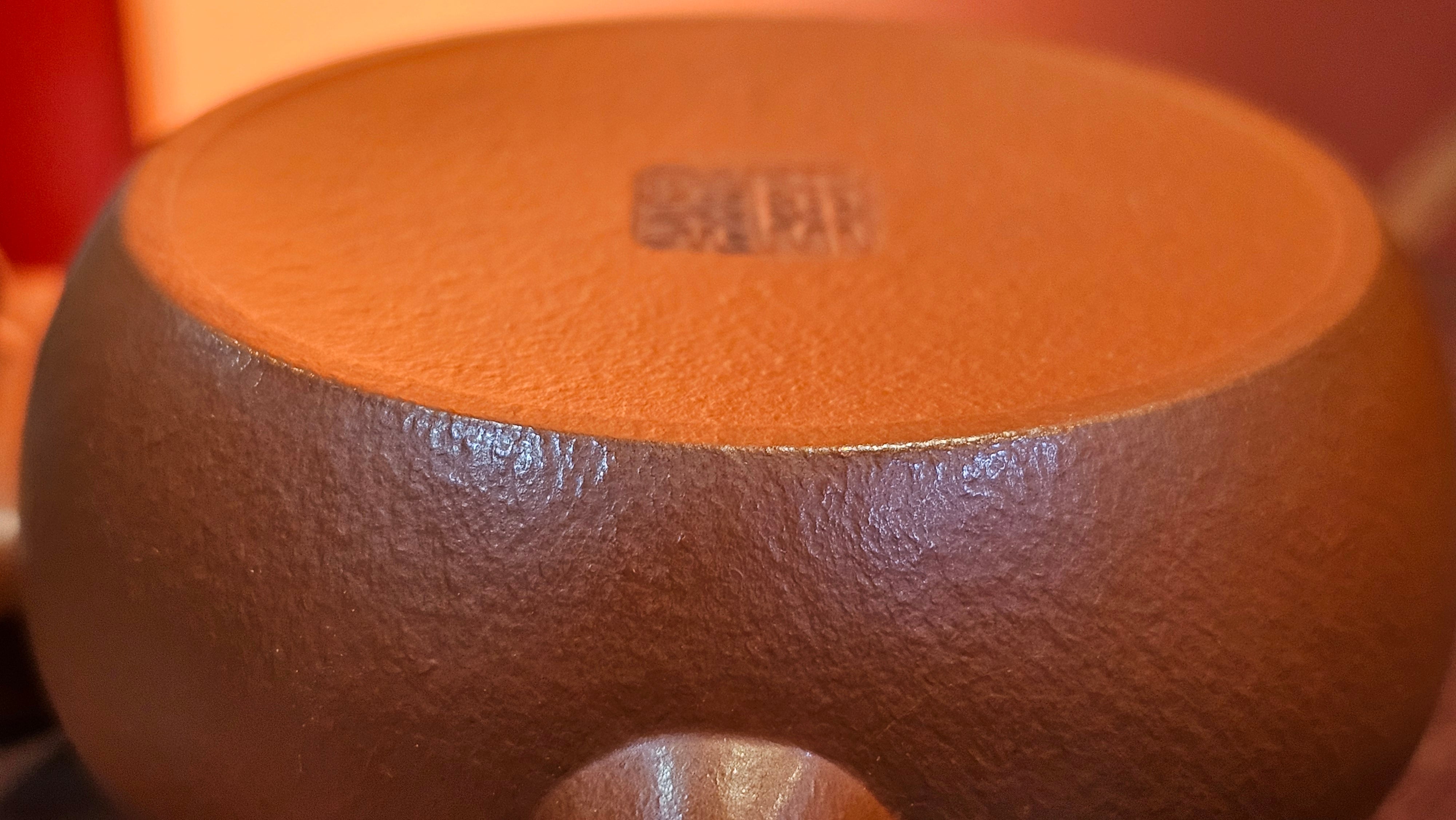 Jun De 君德, 119.3ml, Xiao Mei Yao Zhu Ni 小煤窑朱泥,  by our Collaborative Senior Craftsman Chen Yue Fei 陈跃飞 ~ Congratulations to Mr K.M., 1629hrs 23rd May 2025, Kraków, Poland 🇵🇱.