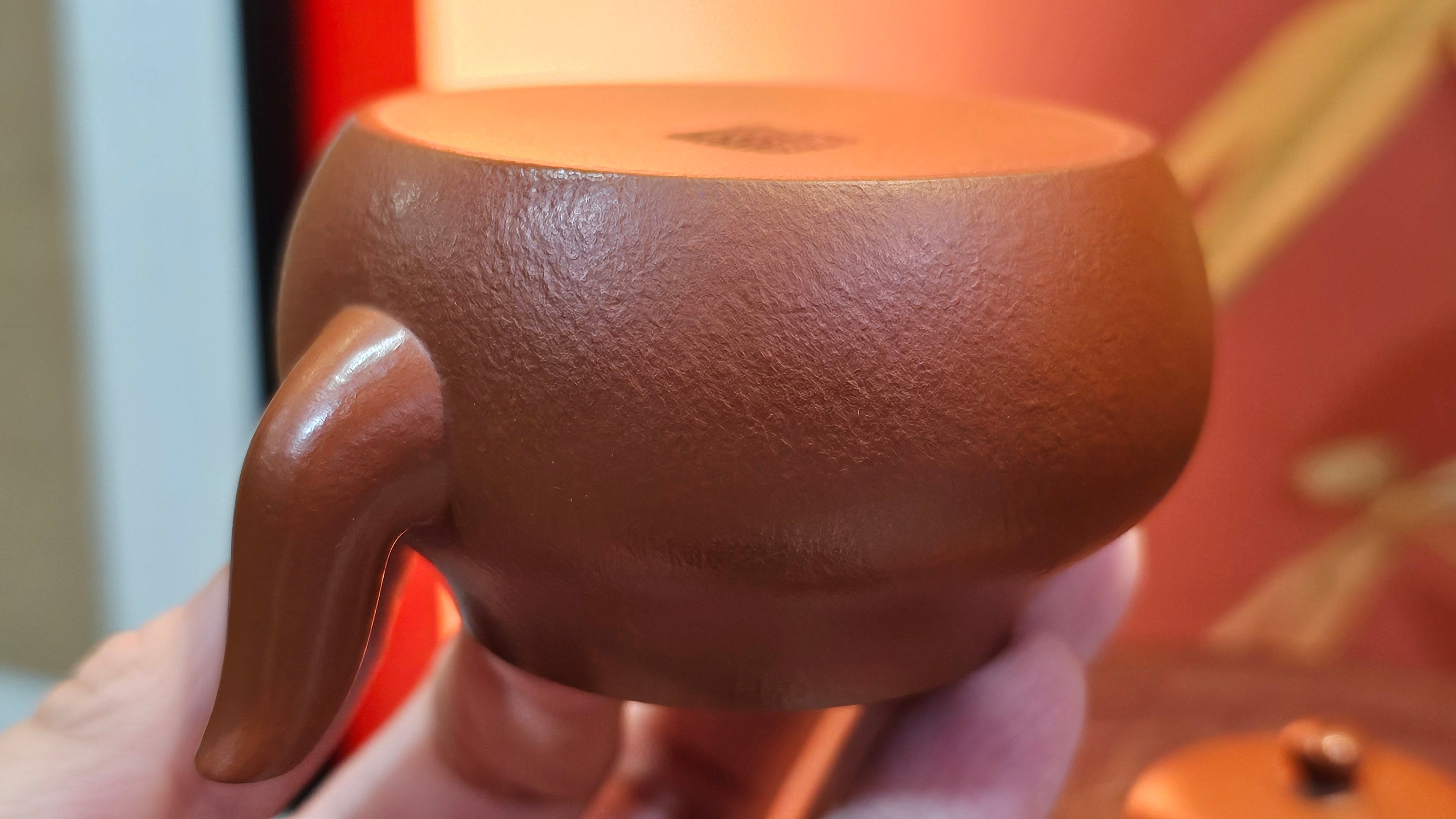 Jun De 君德, 119.3ml, Xiao Mei Yao Zhu Ni 小煤窑朱泥,  by our Collaborative Senior Craftsman Chen Yue Fei 陈跃飞 ~ Congratulations to Mr K.M., 1629hrs 23rd May 2025, Kraków, Poland 🇵🇱.