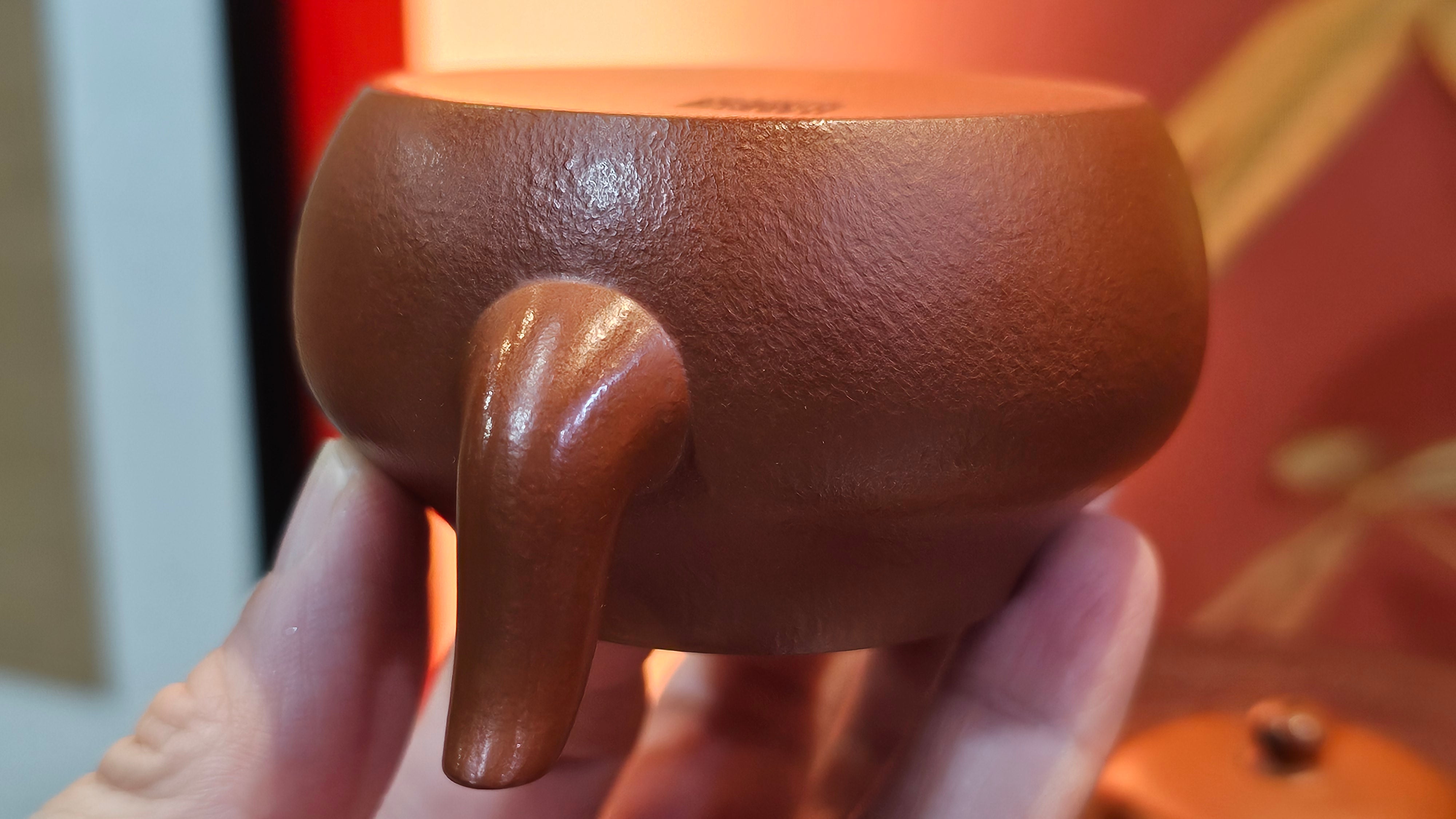 Jun De 君德, 119.3ml, Xiao Mei Yao Zhu Ni 小煤窑朱泥,  by our Collaborative Senior Craftsman Chen Yue Fei 陈跃飞 ~ Congratulations to Mr K.M., 1629hrs 23rd May 2025, Kraków, Poland 🇵🇱.