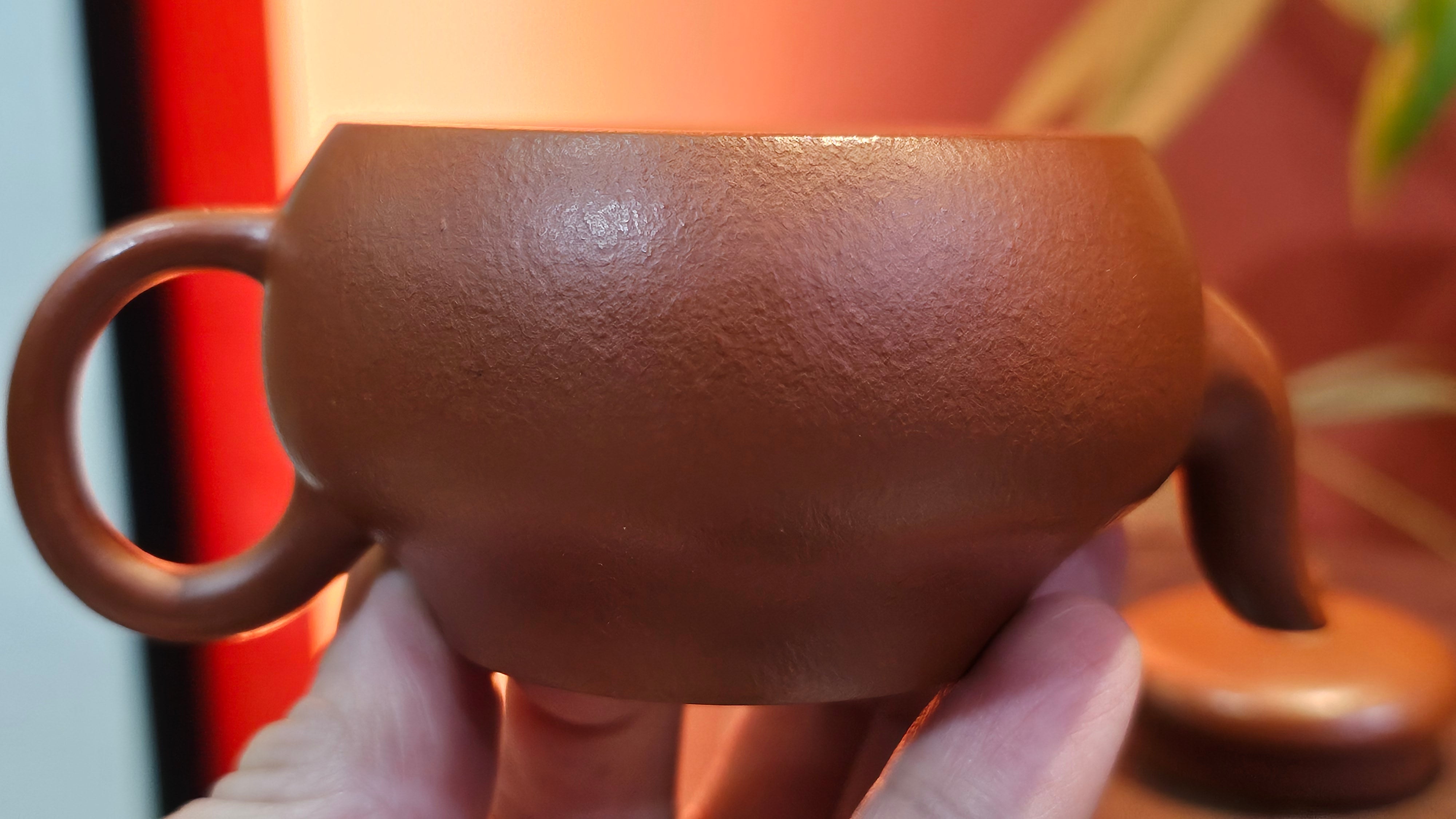 Jun De 君德, 119.3ml, Xiao Mei Yao Zhu Ni 小煤窑朱泥,  by our Collaborative Senior Craftsman Chen Yue Fei 陈跃飞 ~ Congratulations to Mr K.M., 1629hrs 23rd May 2025, Kraków, Poland 🇵🇱.