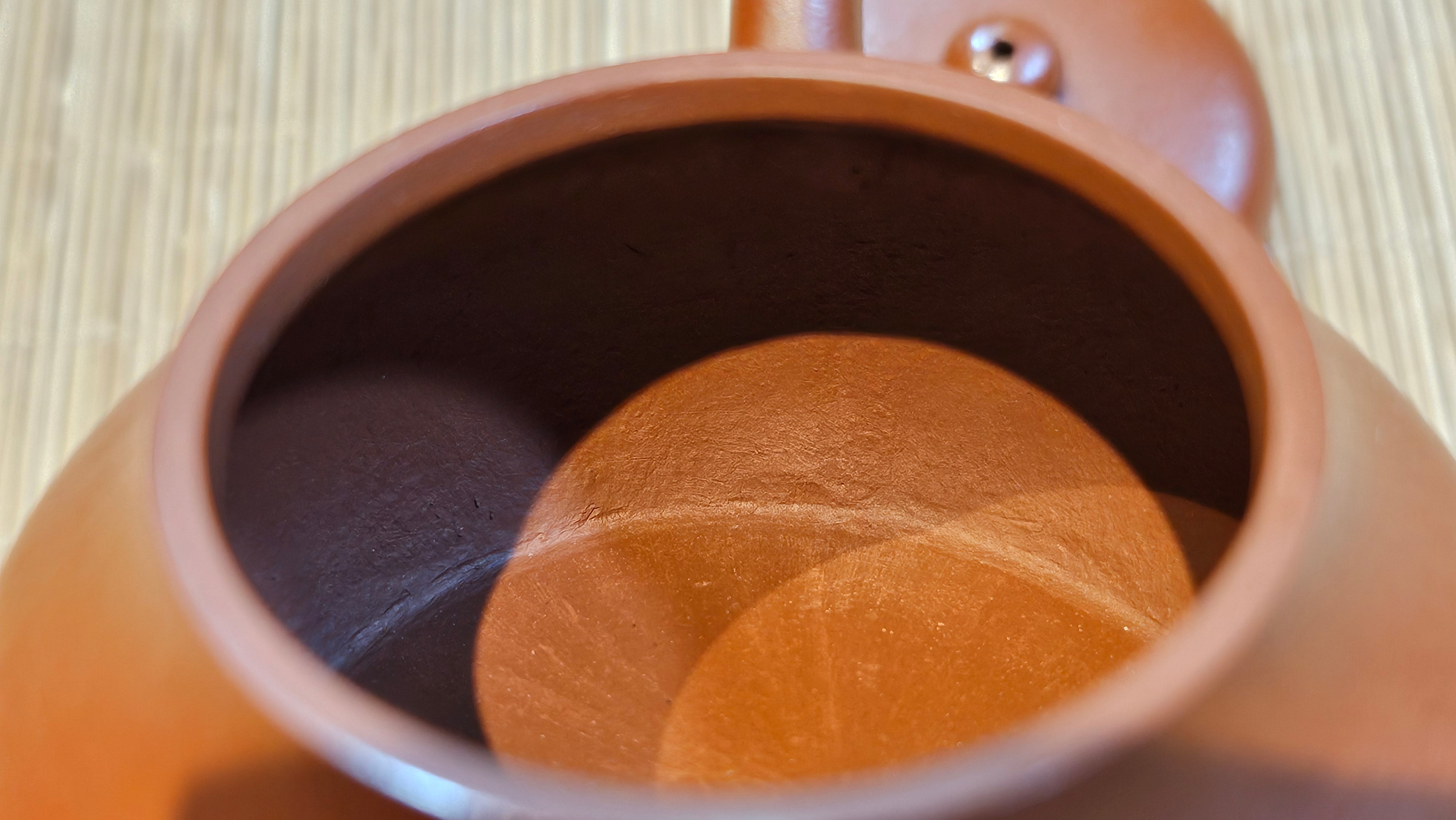 Jun De 君德, 119.3ml, Xiao Mei Yao Zhu Ni 小煤窑朱泥,  by our Collaborative Senior Craftsman Chen Yue Fei 陈跃飞 ~ Congratulations to Mr K.M., 1629hrs 23rd May 2025, Kraków, Poland 🇵🇱.