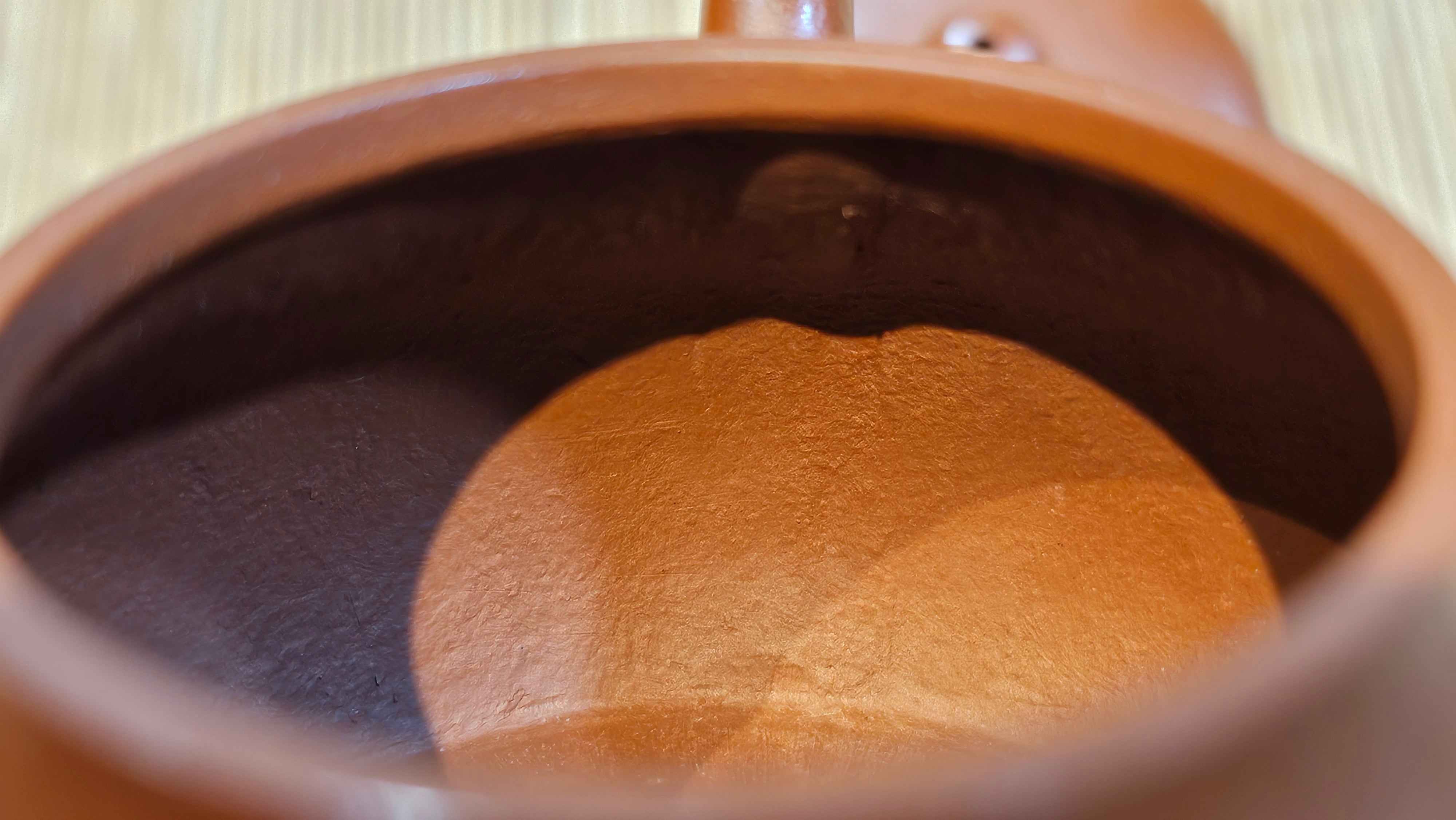 Jun De 君德, 119.3ml, Xiao Mei Yao Zhu Ni 小煤窑朱泥,  by our Collaborative Senior Craftsman Chen Yue Fei 陈跃飞 ~ Congratulations to Mr K.M., 1629hrs 23rd May 2025, Kraków, Poland 🇵🇱.