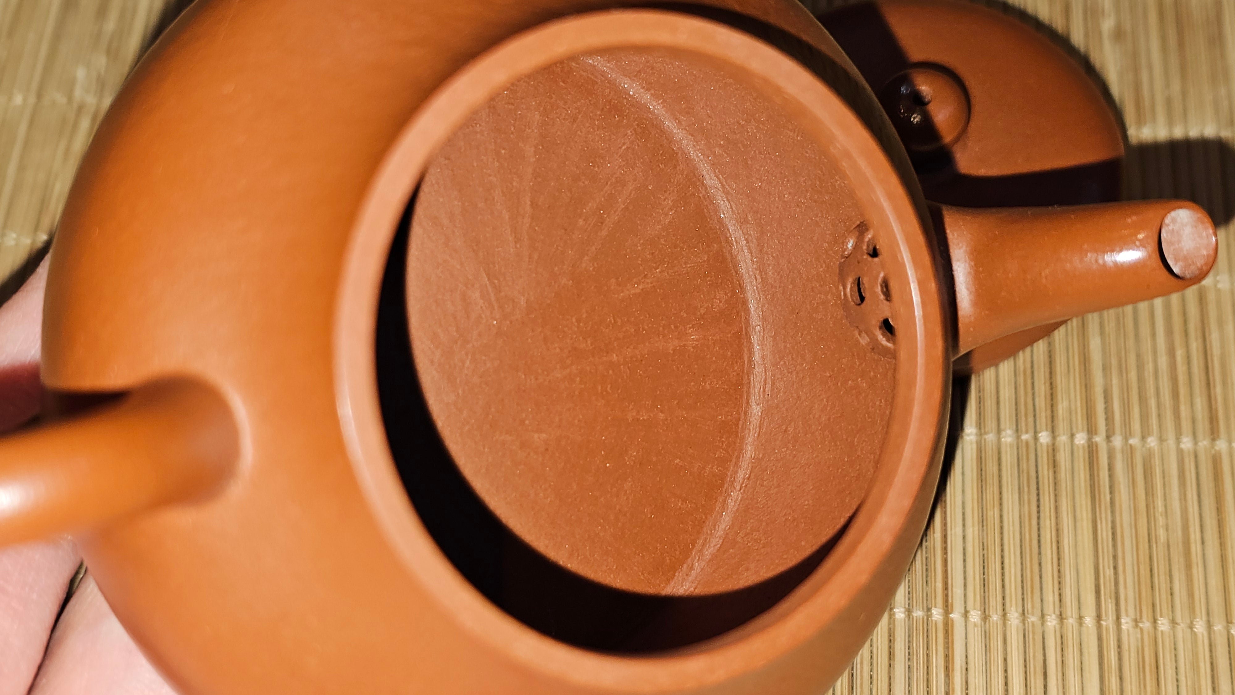 Jun De 君德, 119.3ml, Xiao Mei Yao Zhu Ni 小煤窑朱泥,  by our Collaborative Senior Craftsman Chen Yue Fei 陈跃飞 ~ Congratulations to Mr K.M., 1629hrs 23rd May 2025, Kraków, Poland 🇵🇱.