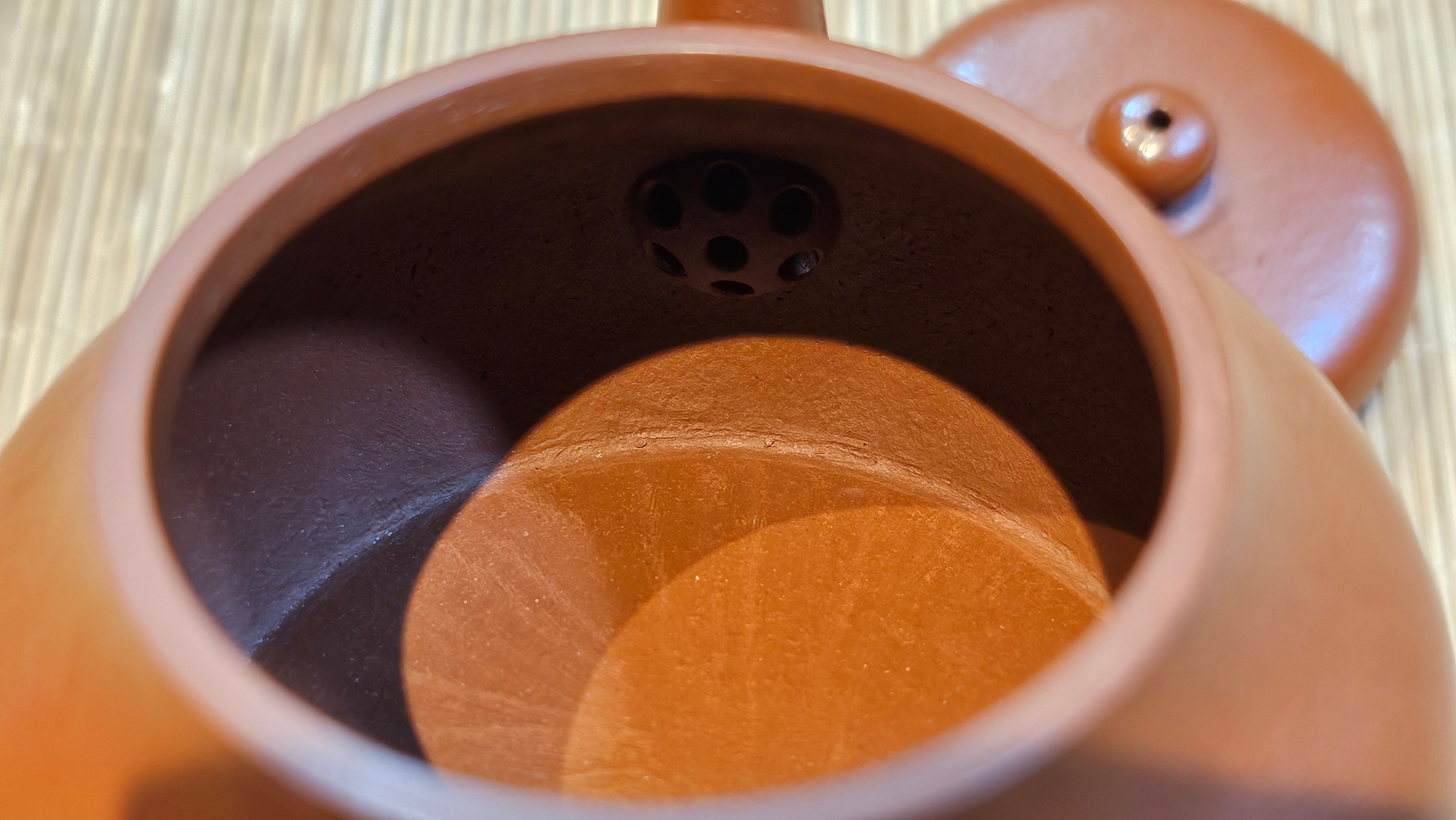 Jun De 君德, 119.3ml, Xiao Mei Yao Zhu Ni 小煤窑朱泥,  by our Collaborative Senior Craftsman Chen Yue Fei 陈跃飞 ~ Congratulations to Mr K.M., 1629hrs 23rd May 2025, Kraków, Poland 🇵🇱.