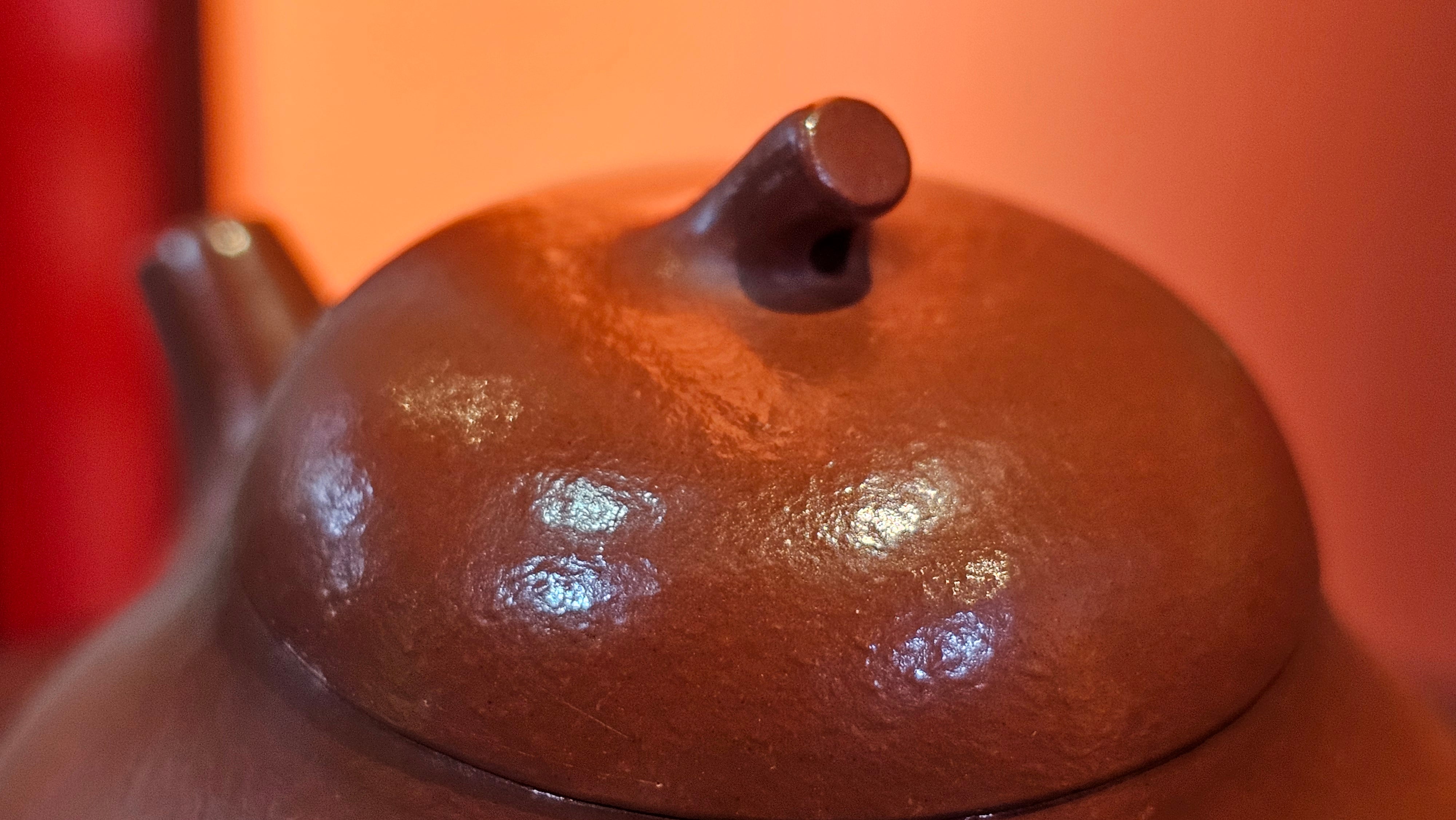 Qie Gua 茄瓜, 140.6ml, Xiao Mei Yao Zhu Ni 小煤窑朱泥,  by our Collaborative Craftsman Wang Hui 王慧 ~ Congratulations to Mr L.M., 0919hrs 26th May 2025, Kassel, Germany 🇩🇪.