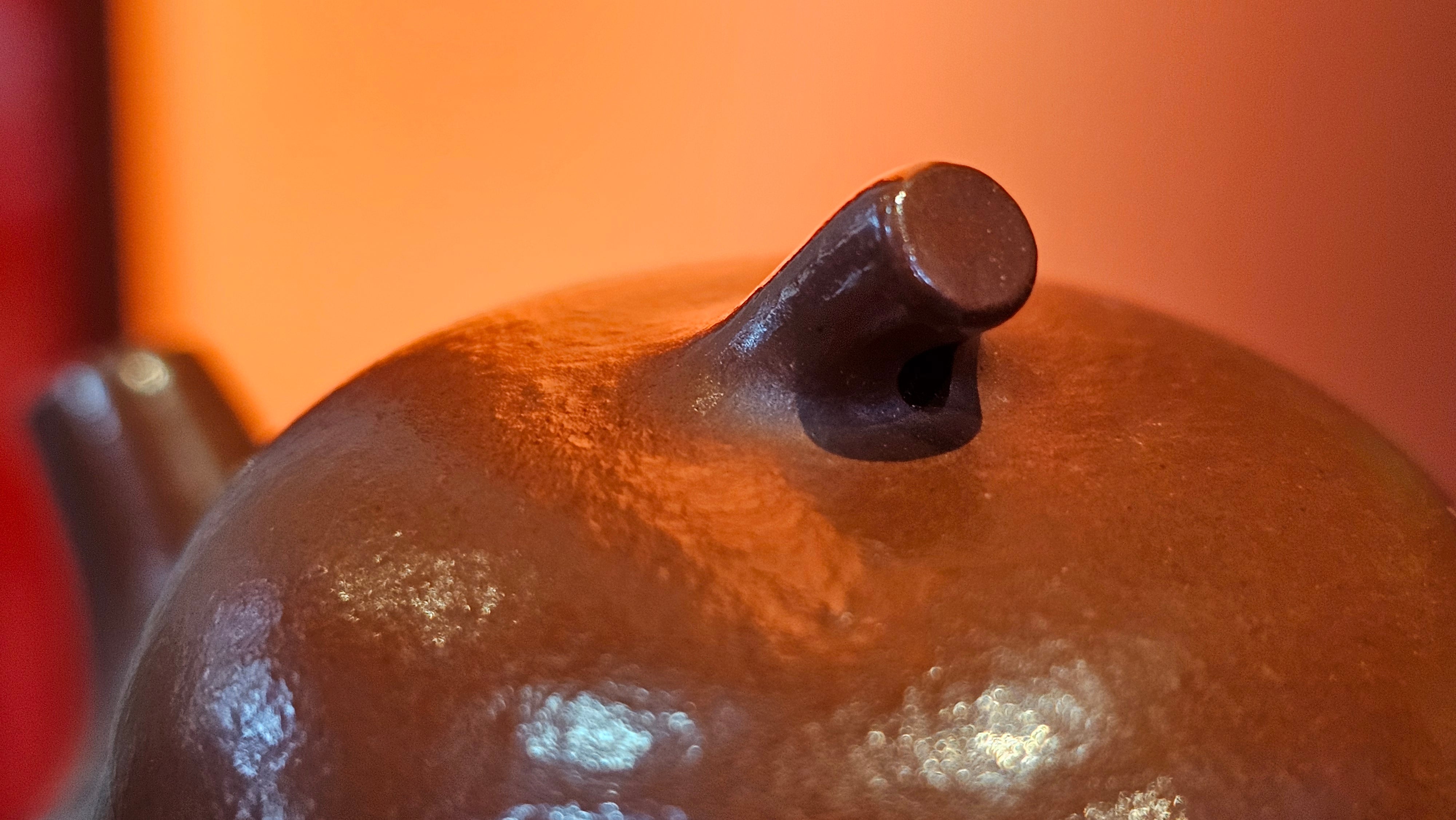 Qie Gua 茄瓜, 140.6ml, Xiao Mei Yao Zhu Ni 小煤窑朱泥,  by our Collaborative Craftsman Wang Hui 王慧 ~ Congratulations to Mr L.M., 0919hrs 26th May 2025, Kassel, Germany 🇩🇪.