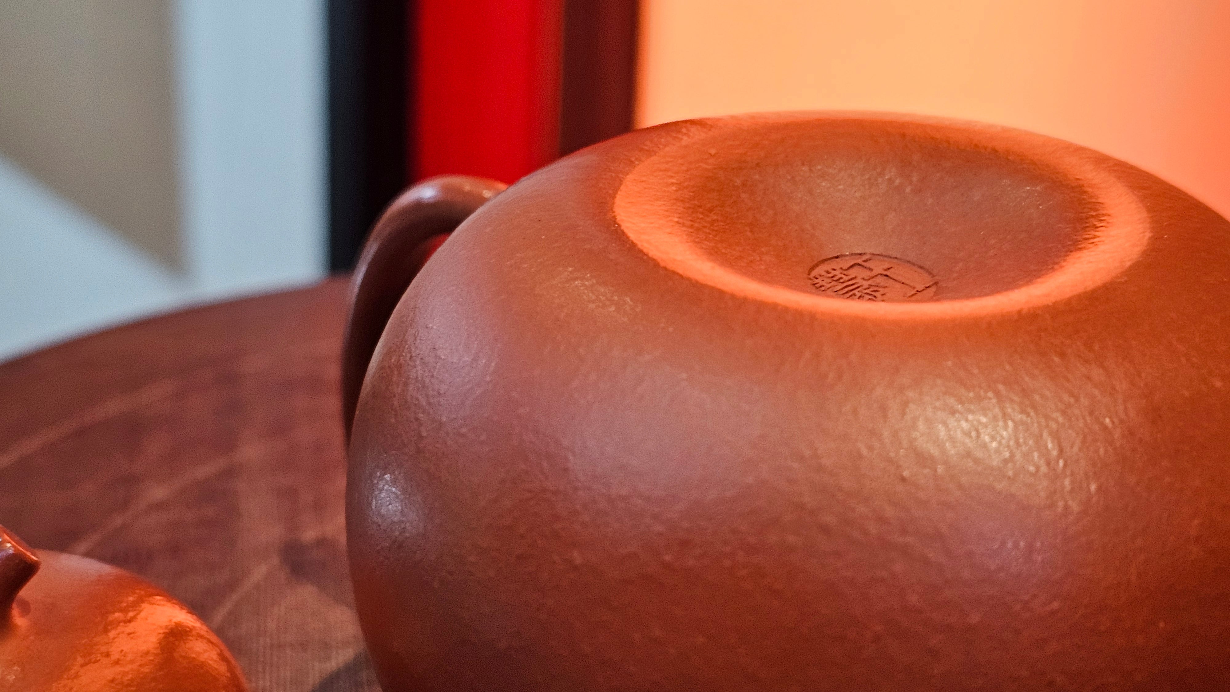 Qie Gua 茄瓜, 140.6ml, Xiao Mei Yao Zhu Ni 小煤窑朱泥,  by our Collaborative Craftsman Wang Hui 王慧 ~ Congratulations to Mr L.M., 0919hrs 26th May 2025, Kassel, Germany 🇩🇪.