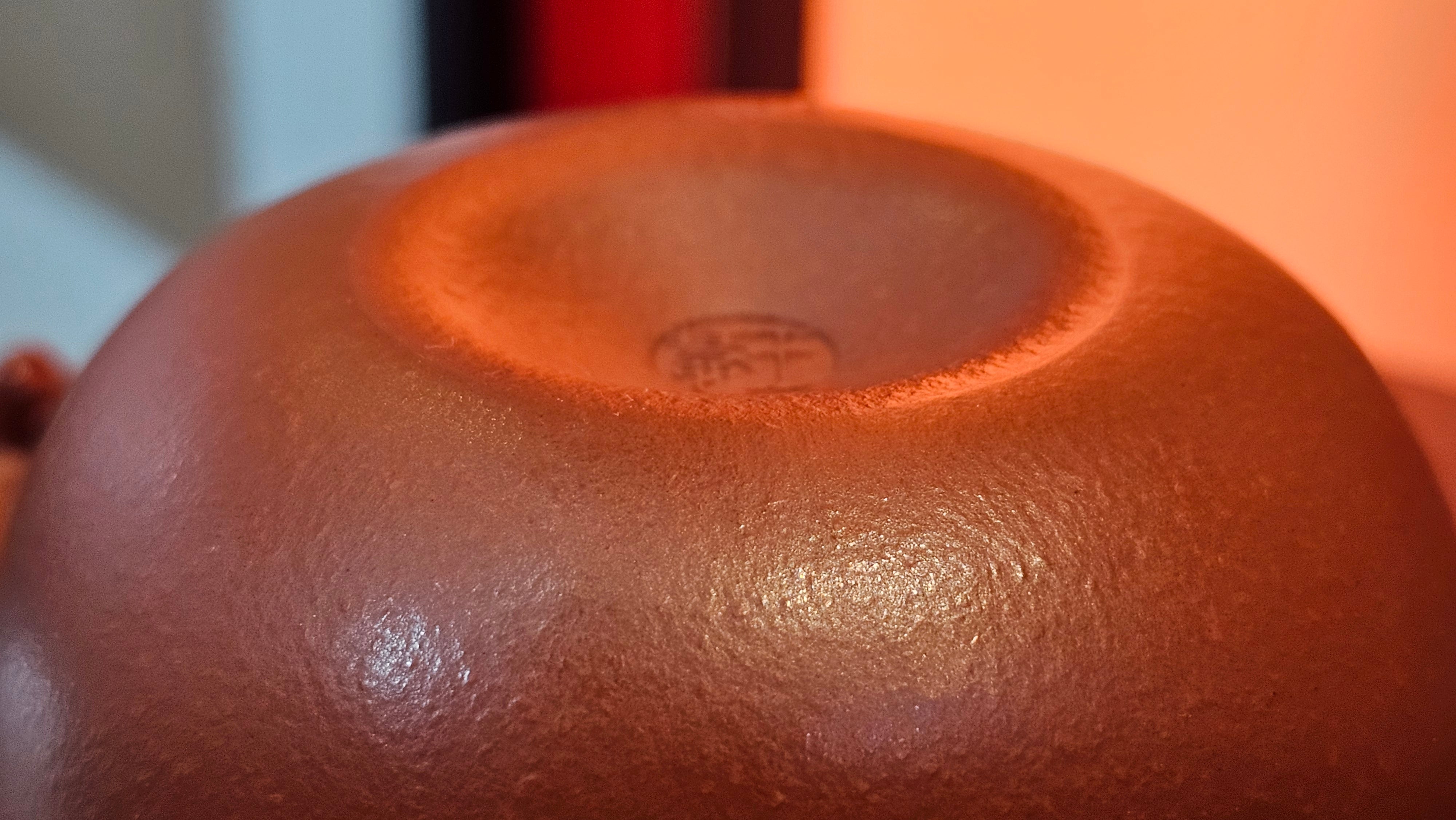 Qie Gua 茄瓜, 140.6ml, Xiao Mei Yao Zhu Ni 小煤窑朱泥,  by our Collaborative Craftsman Wang Hui 王慧 ~ Congratulations to Mr L.M., 0919hrs 26th May 2025, Kassel, Germany 🇩🇪.