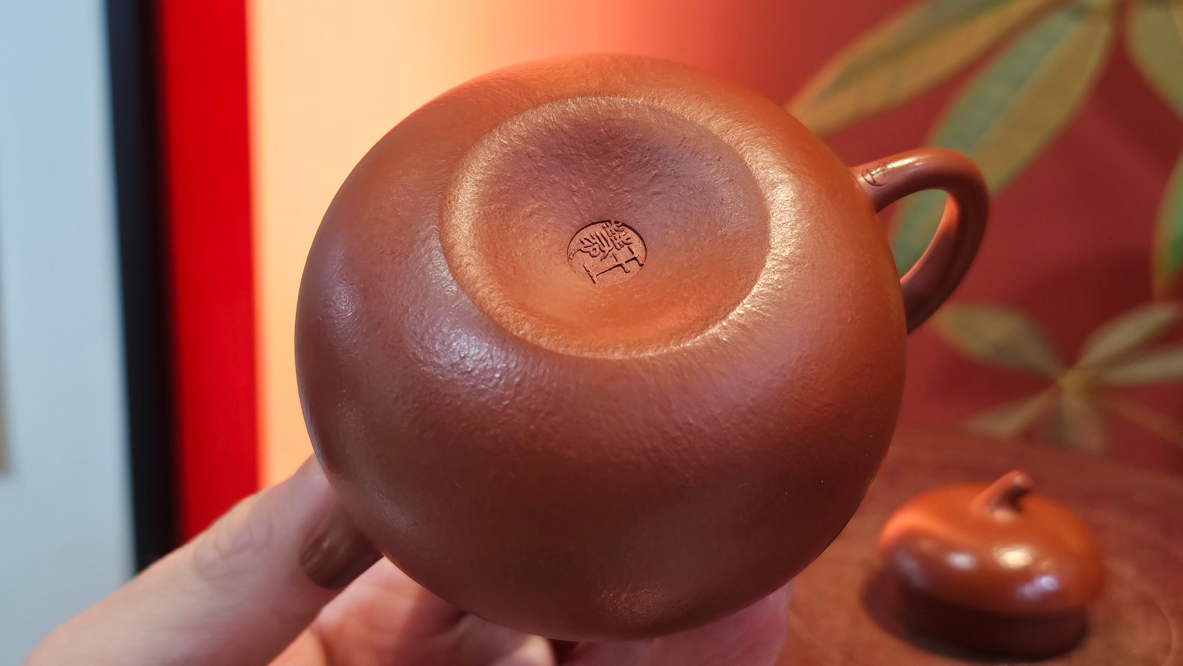 Qie Gua 茄瓜, 140.6ml, Xiao Mei Yao Zhu Ni 小煤窑朱泥,  by our Collaborative Craftsman Wang Hui 王慧 ~ Congratulations to Mr L.M., 0919hrs 26th May 2025, Kassel, Germany 🇩🇪.