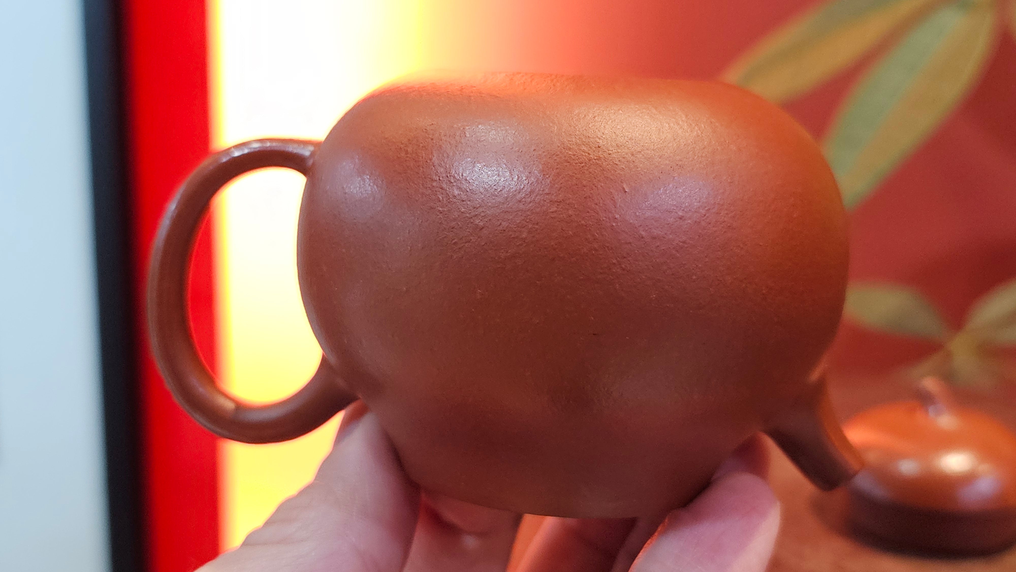 Qie Gua 茄瓜, 140.6ml, Xiao Mei Yao Zhu Ni 小煤窑朱泥,  by our Collaborative Craftsman Wang Hui 王慧 ~ Congratulations to Mr L.M., 0919hrs 26th May 2025, Kassel, Germany 🇩🇪.