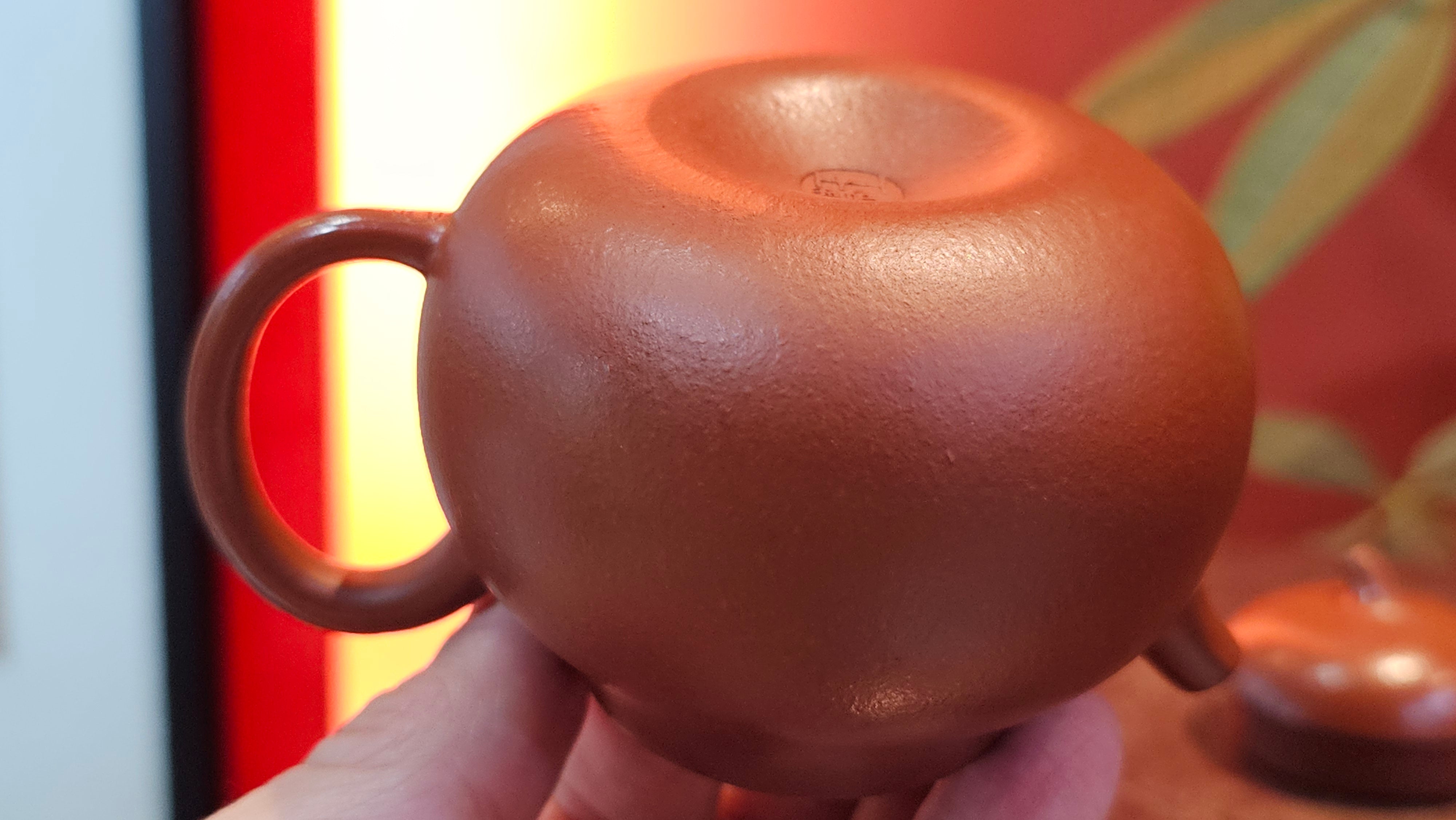 Qie Gua 茄瓜, 140.6ml, Xiao Mei Yao Zhu Ni 小煤窑朱泥,  by our Collaborative Craftsman Wang Hui 王慧 ~ Congratulations to Mr L.M., 0919hrs 26th May 2025, Kassel, Germany 🇩🇪.