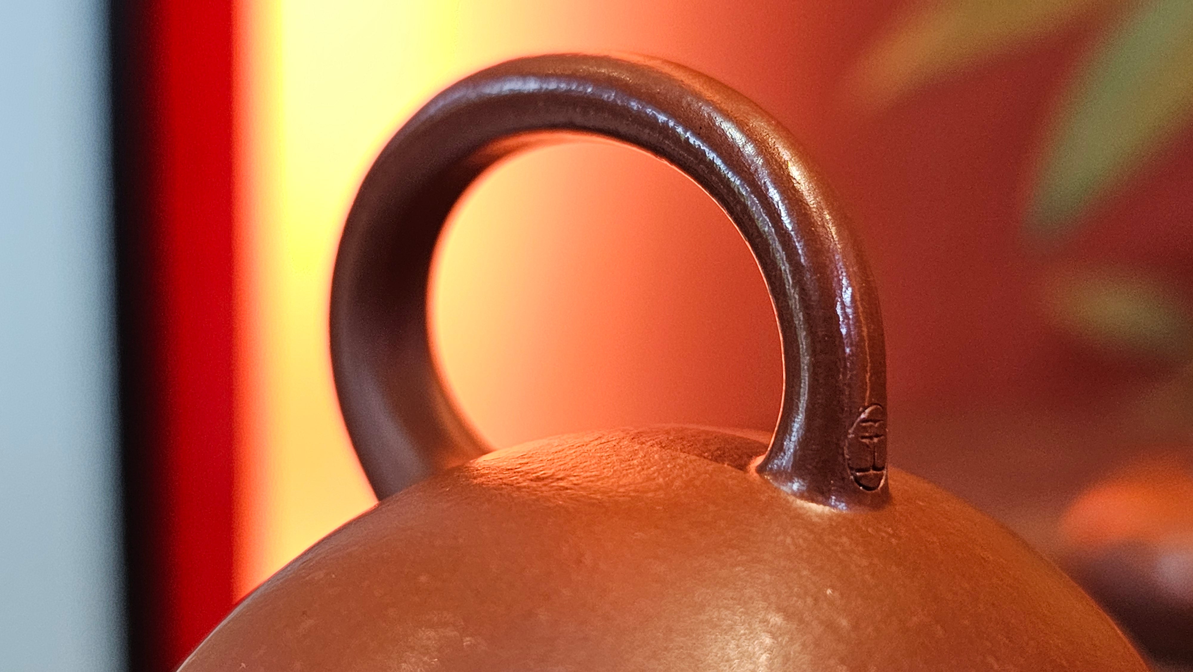 Qie Gua 茄瓜, 140.6ml, Xiao Mei Yao Zhu Ni 小煤窑朱泥,  by our Collaborative Craftsman Wang Hui 王慧 ~ Congratulations to Mr L.M., 0919hrs 26th May 2025, Kassel, Germany 🇩🇪.