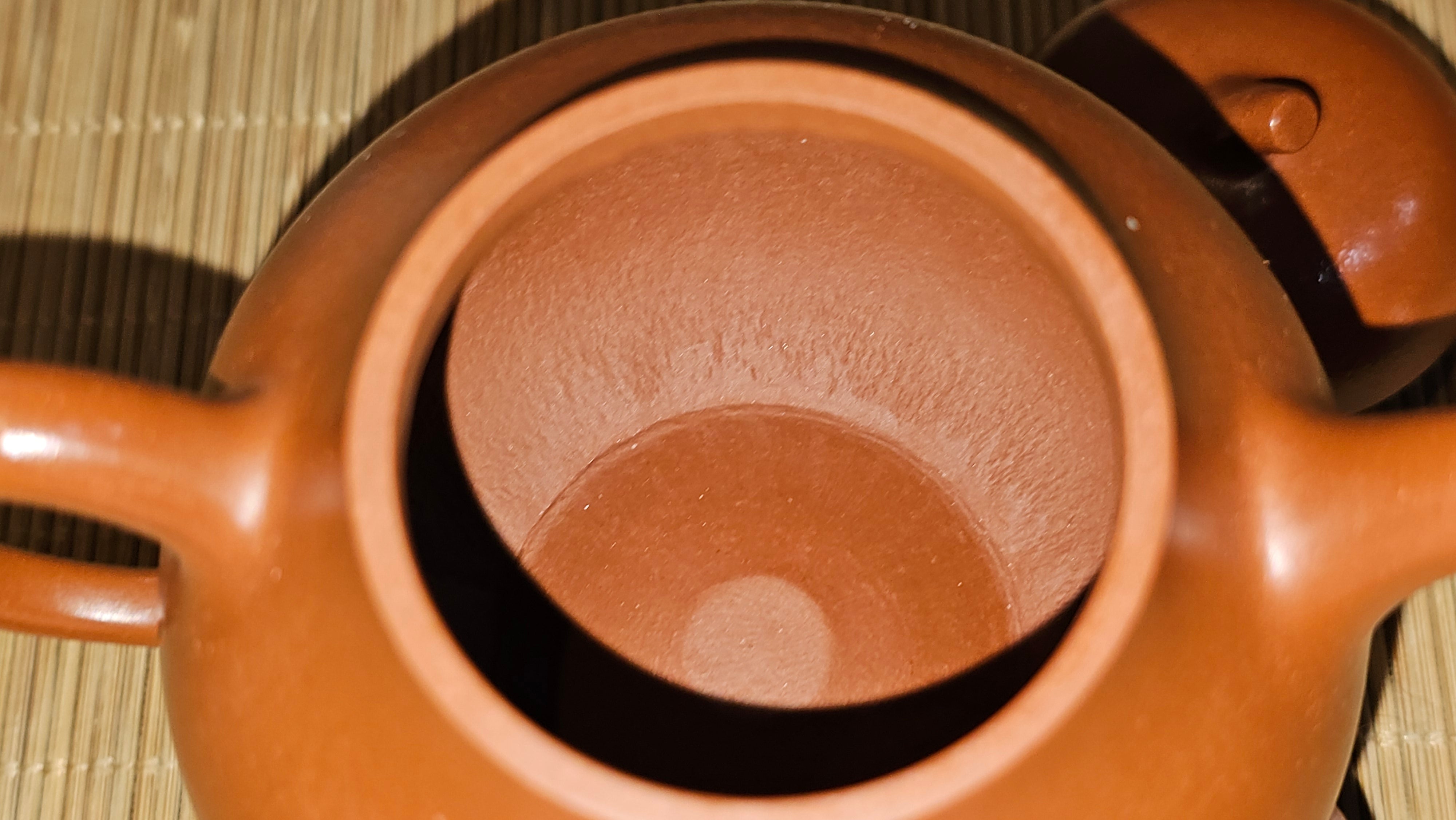 Qie Gua 茄瓜, 140.6ml, Xiao Mei Yao Zhu Ni 小煤窑朱泥,  by our Collaborative Craftsman Wang Hui 王慧 ~ Congratulations to Mr L.M., 0919hrs 26th May 2025, Kassel, Germany 🇩🇪.