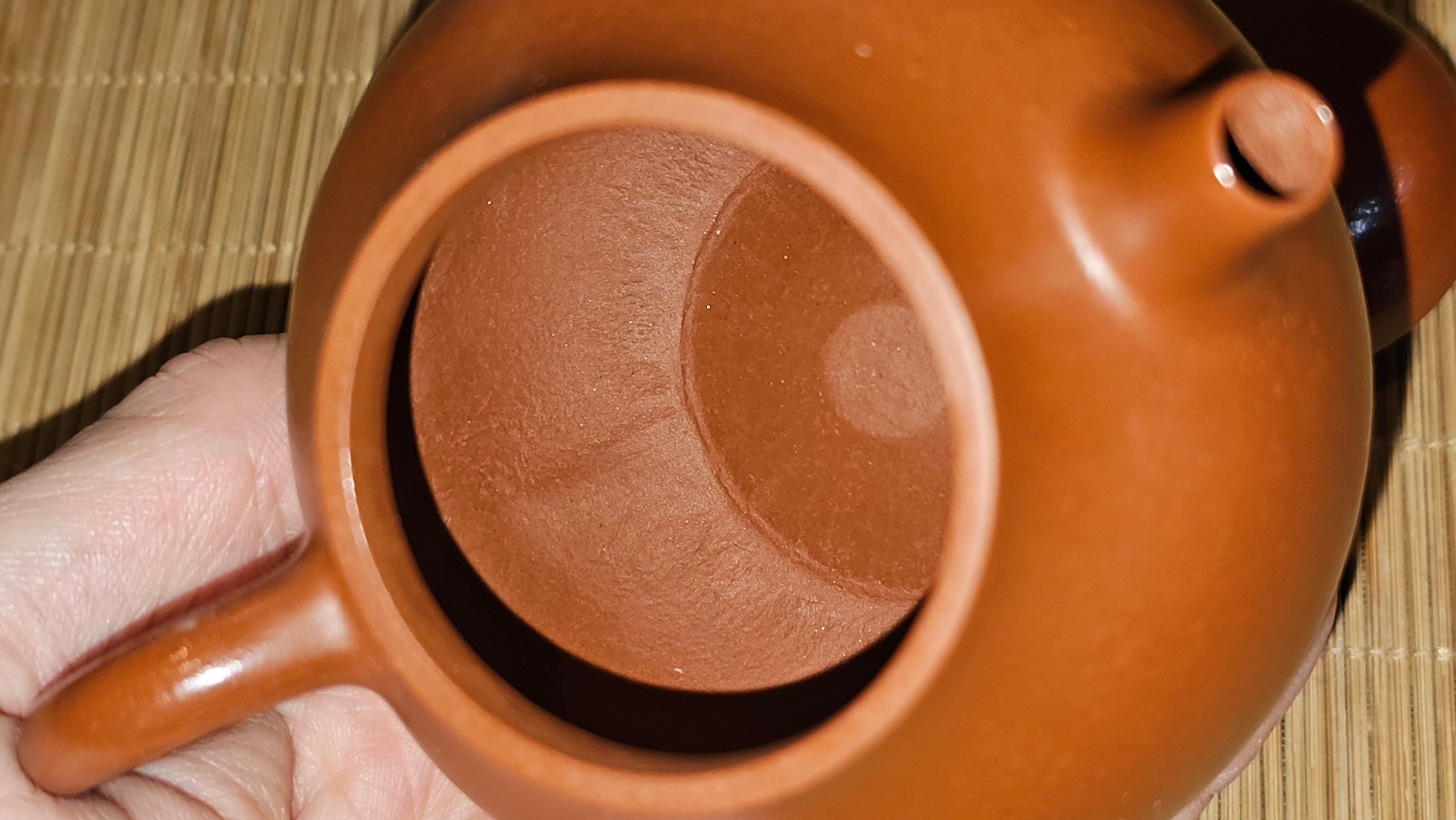 Qie Gua 茄瓜, 140.6ml, Xiao Mei Yao Zhu Ni 小煤窑朱泥,  by our Collaborative Craftsman Wang Hui 王慧 ~ Congratulations to Mr L.M., 0919hrs 26th May 2025, Kassel, Germany 🇩🇪.