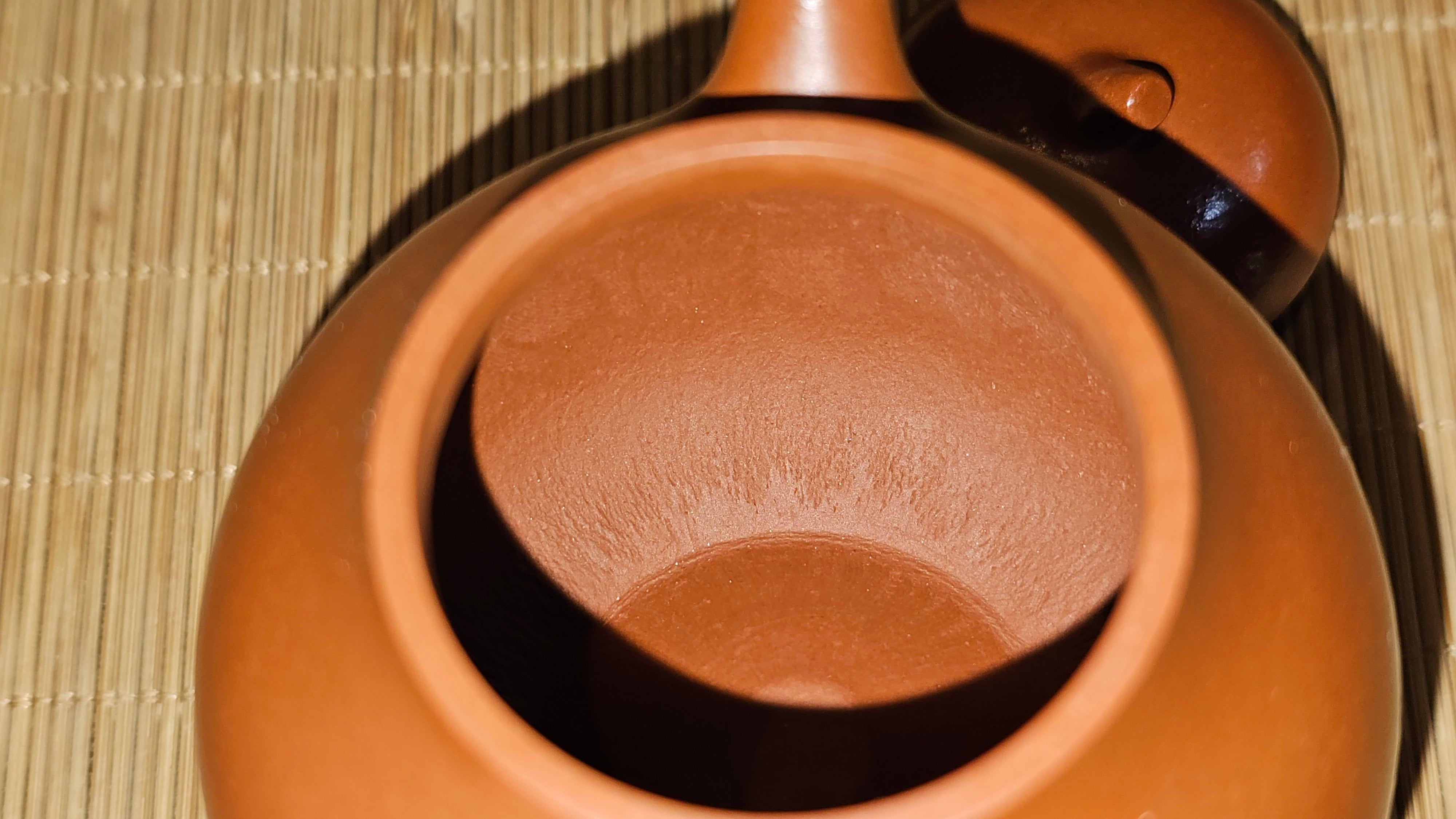 Qie Gua 茄瓜, 140.6ml, Xiao Mei Yao Zhu Ni 小煤窑朱泥,  by our Collaborative Craftsman Wang Hui 王慧 ~ Congratulations to Mr L.M., 0919hrs 26th May 2025, Kassel, Germany 🇩🇪.