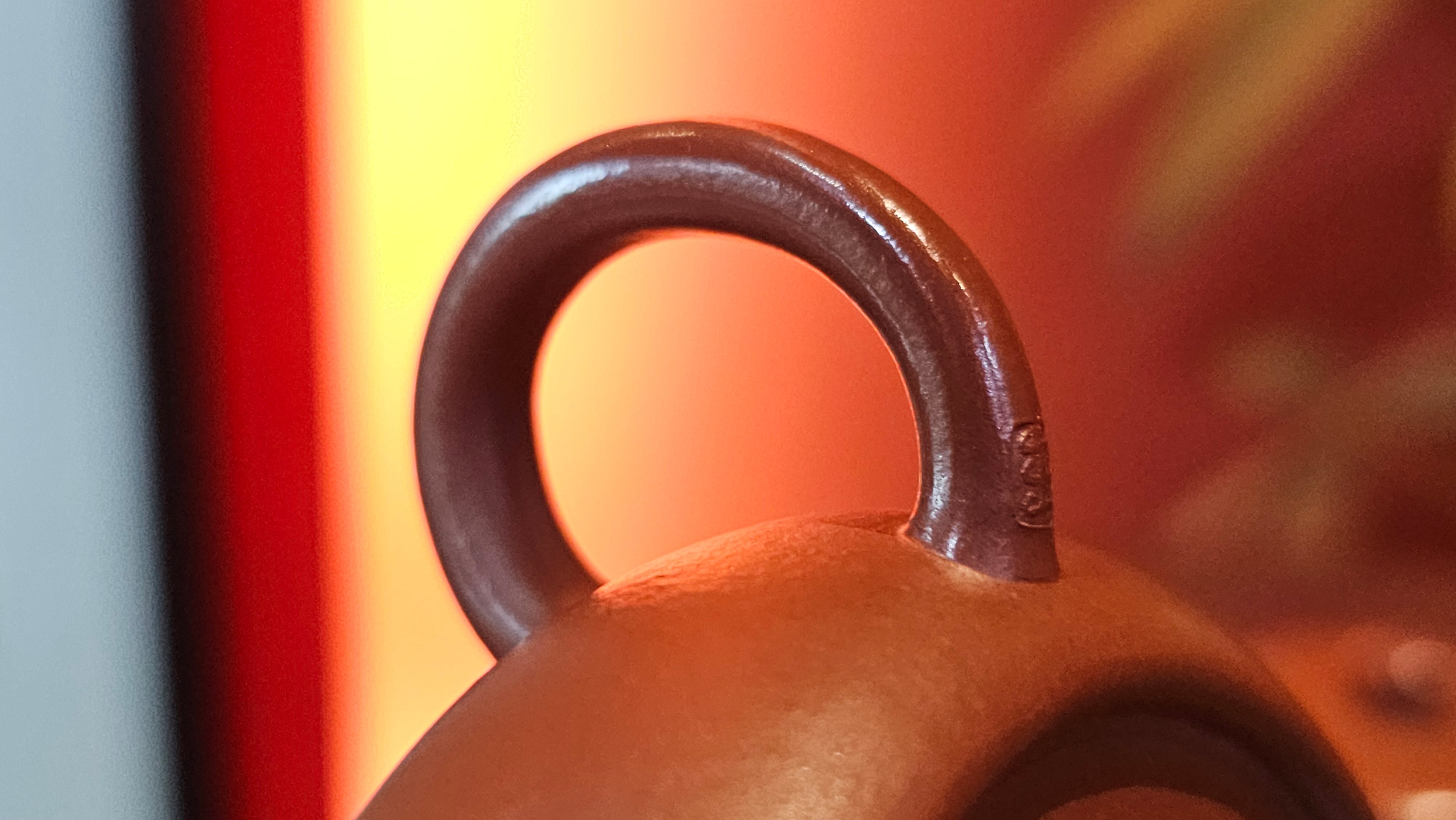 Jing Le 静乐 ~ "Quiet happiness", 96.0ml, Xiao Mei Yao Zhu Ni 小煤窑朱泥, by our Collaborative Craftsman Wang Xing 王兴 ~ Congratulations to Mr P.E., 2302hrs 22nd May 2025, Seattle, WA.