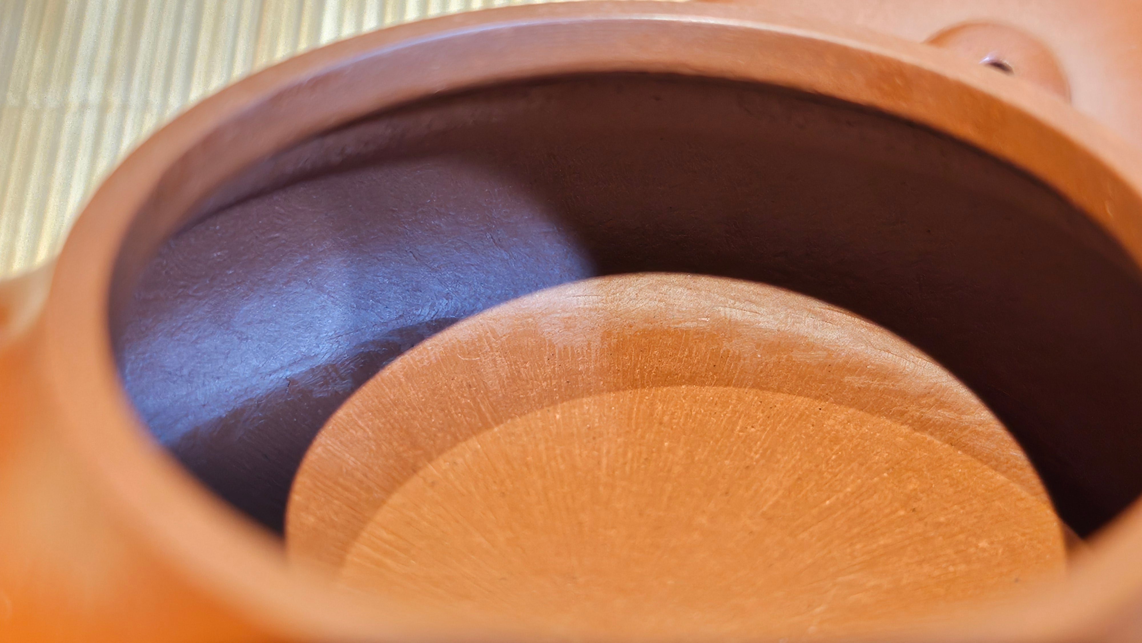 Jing Le 静乐 ~ "Quiet happiness", 96.0ml, Xiao Mei Yao Zhu Ni 小煤窑朱泥, by our Collaborative Craftsman Wang Xing 王兴 ~ Congratulations to Mr P.E., 2302hrs 22nd May 2025, Seattle, WA.