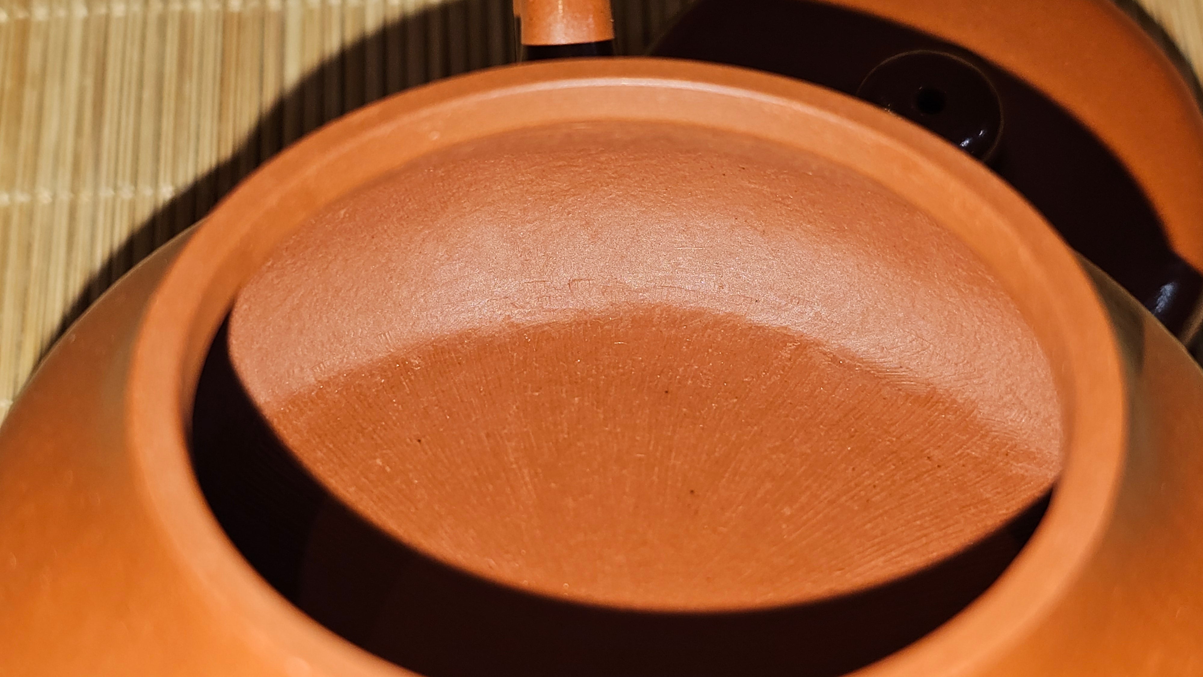 Jing Le 静乐 ~ "Quiet happiness", 96.0ml, Xiao Mei Yao Zhu Ni 小煤窑朱泥, by our Collaborative Craftsman Wang Xing 王兴 ~ Congratulations to Mr P.E., 2302hrs 22nd May 2025, Seattle, WA.