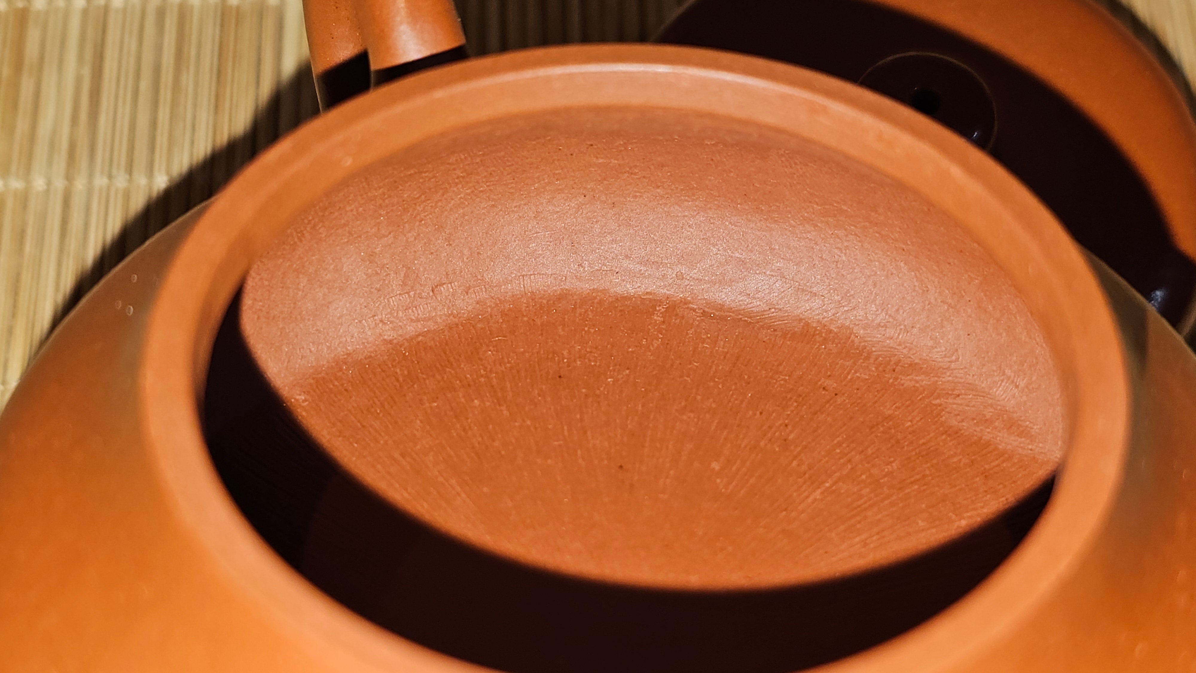 Jing Le 静乐 ~ "Quiet happiness", 96.0ml, Xiao Mei Yao Zhu Ni 小煤窑朱泥, by our Collaborative Craftsman Wang Xing 王兴 ~ Congratulations to Mr P.E., 2302hrs 22nd May 2025, Seattle, WA.