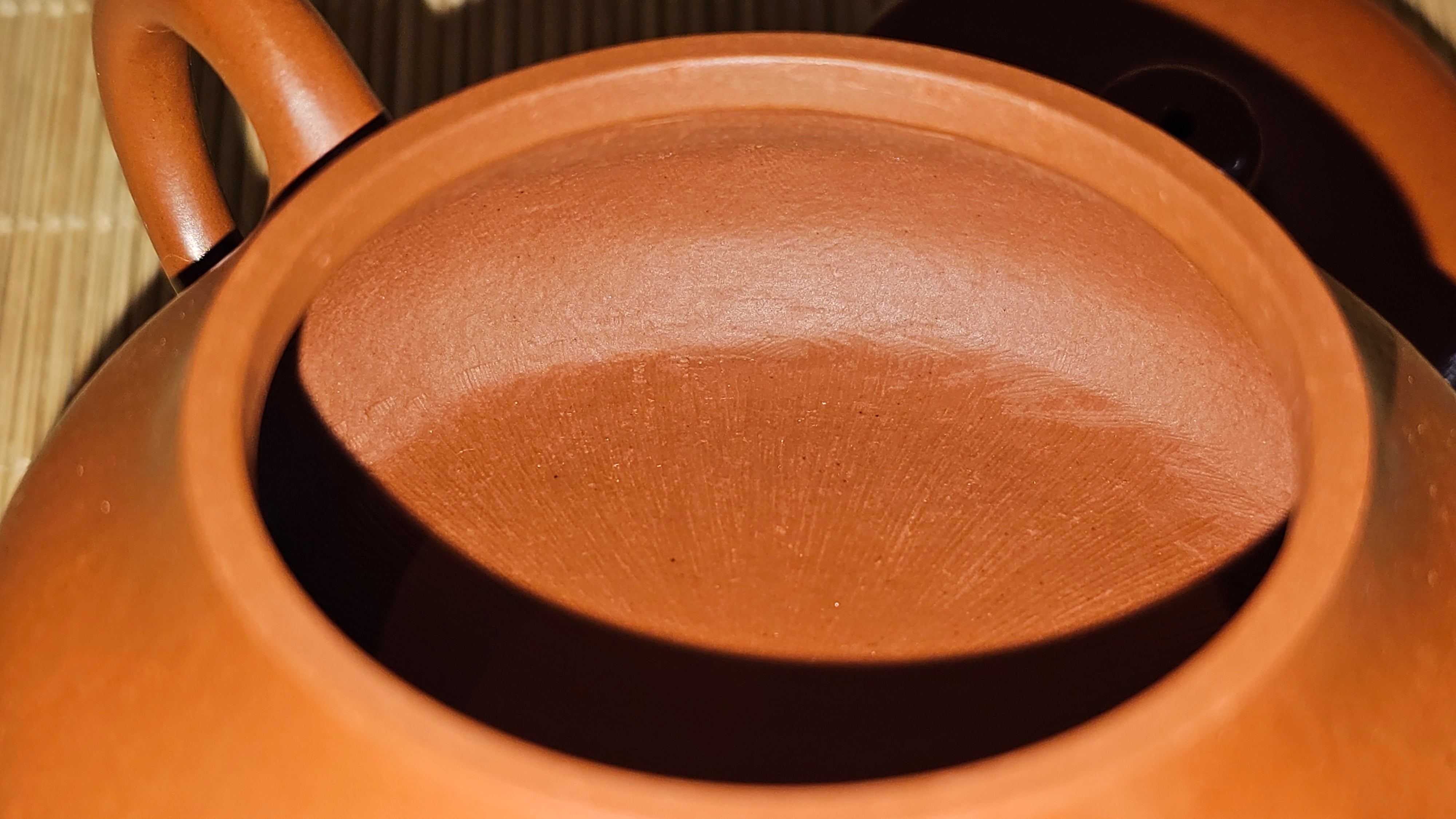 Jing Le 静乐 ~ "Quiet happiness", 96.0ml, Xiao Mei Yao Zhu Ni 小煤窑朱泥, by our Collaborative Craftsman Wang Xing 王兴 ~ Congratulations to Mr P.E., 2302hrs 22nd May 2025, Seattle, WA.