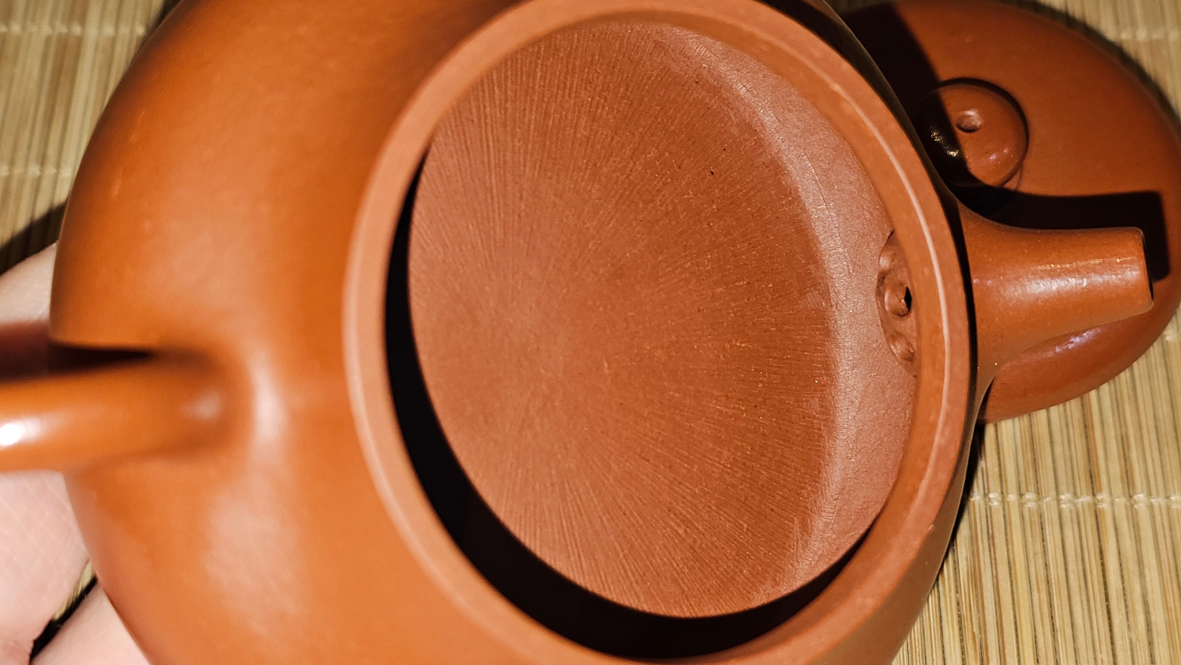 Jing Le 静乐 ~ "Quiet happiness", 96.0ml, Xiao Mei Yao Zhu Ni 小煤窑朱泥, by our Collaborative Craftsman Wang Xing 王兴 ~ Congratulations to Mr P.E., 2302hrs 22nd May 2025, Seattle, WA.