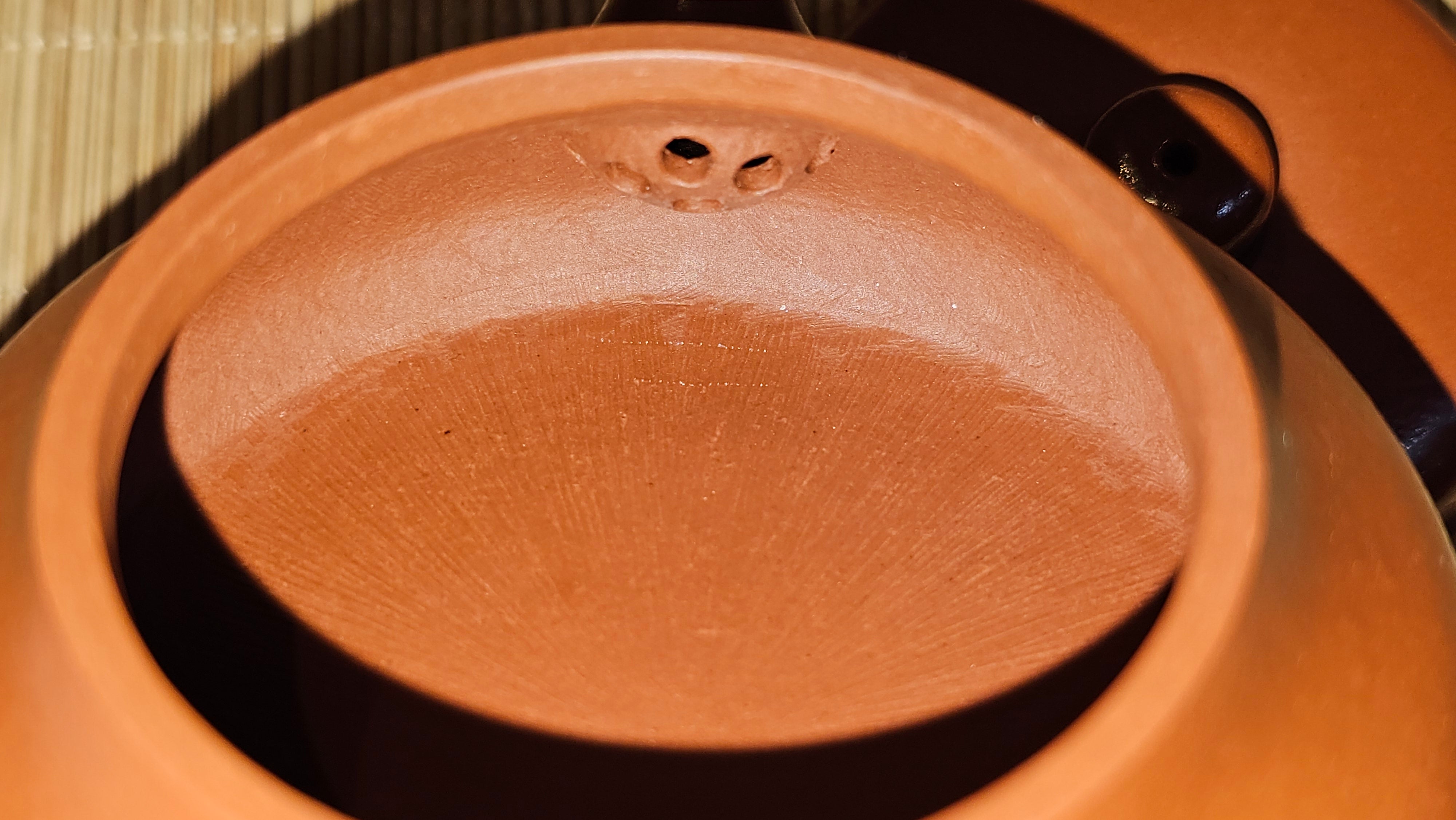 Jing Le 静乐 ~ "Quiet happiness", 96.0ml, Xiao Mei Yao Zhu Ni 小煤窑朱泥, by our Collaborative Craftsman Wang Xing 王兴 ~ Congratulations to Mr P.E., 2302hrs 22nd May 2025, Seattle, WA.